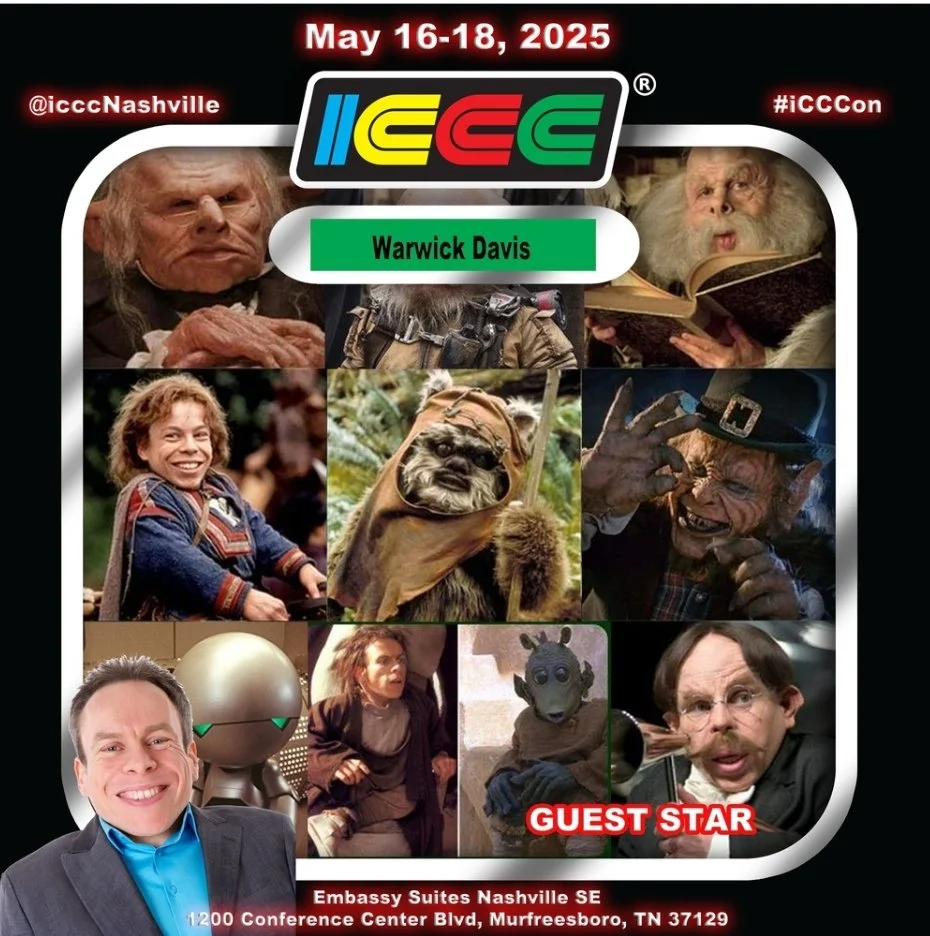 Wingardium Leviosa! WARWICK DAVIS JOINS ICCC 2025 GUEST STAR LINEUP