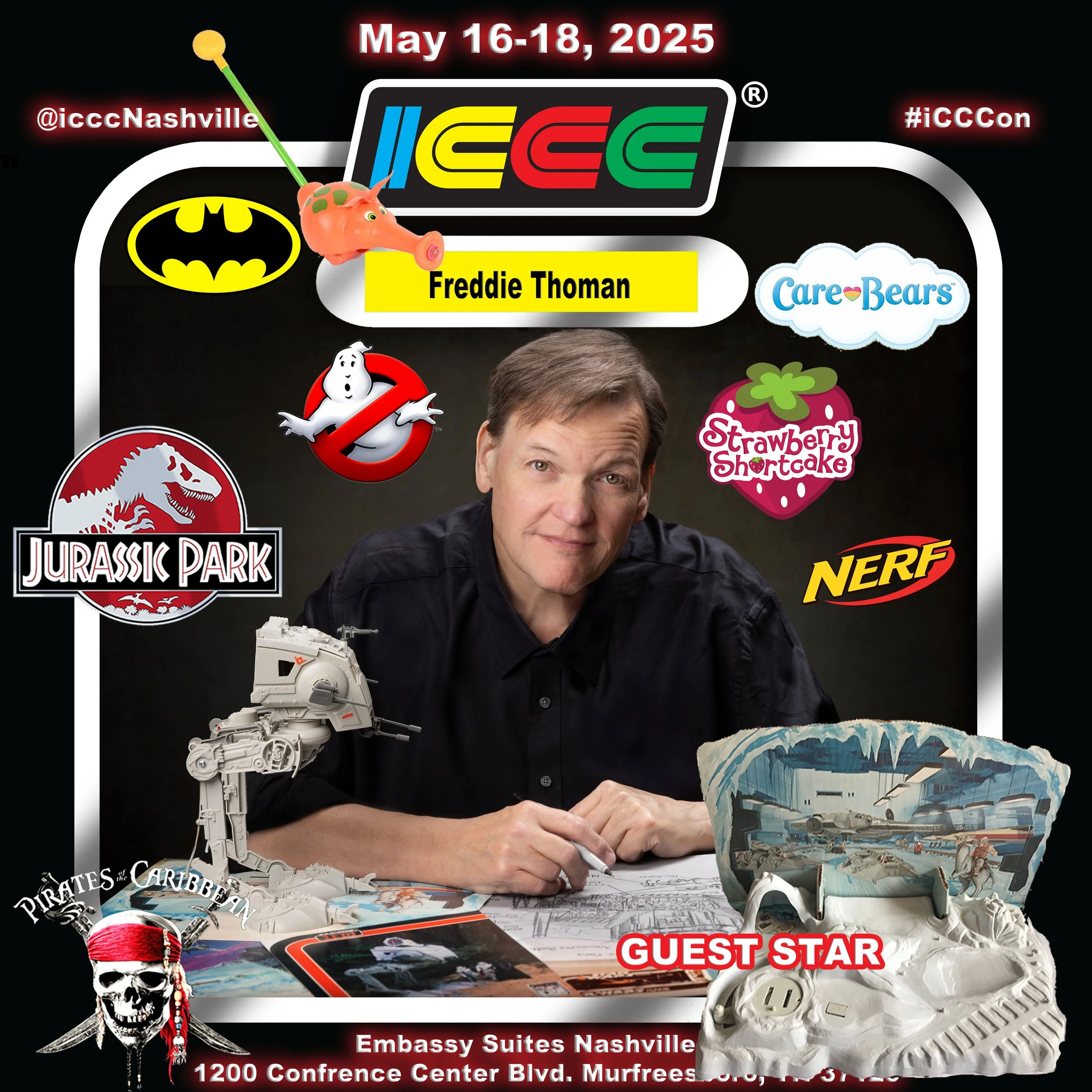 LEGENDARY KENNER TOY DESIGNER FREDDIE THOMAN TO APPEAR AT ICCC 2025