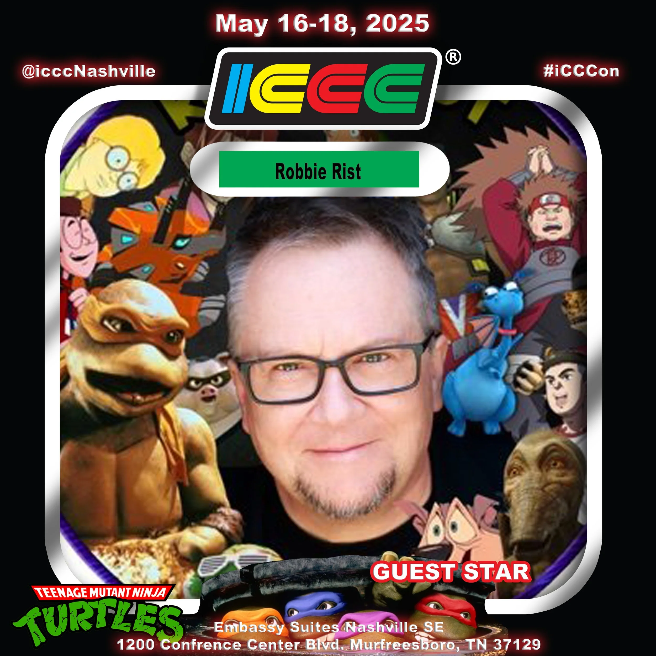 Cowabunga! Michelangelo is coming to Tennessee, Turtle Power at ICCC!