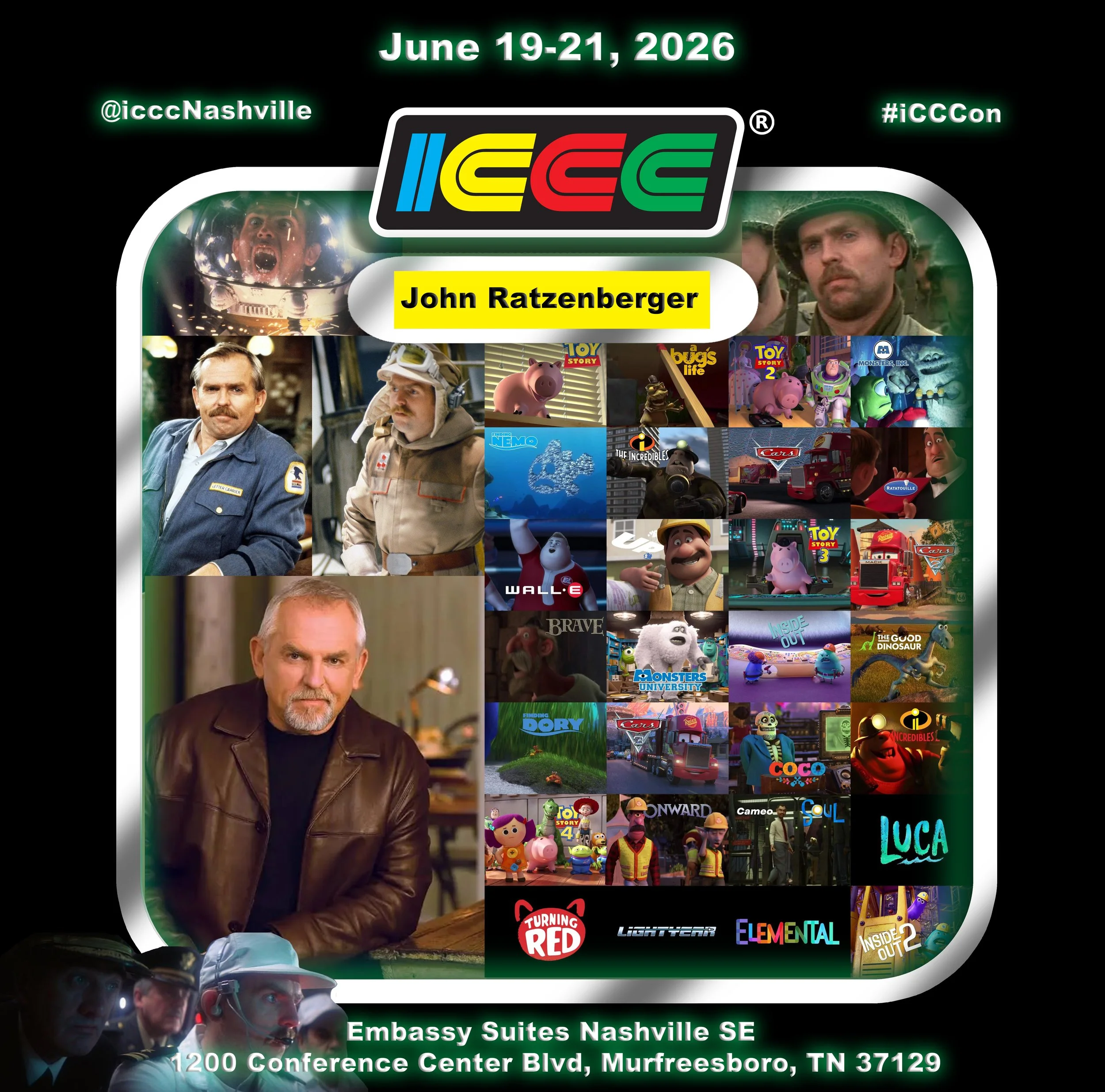 From the Empire Strikes Back to Every Pixar Film: John Ratzenberger's Epic Journey Lands at ICCC!