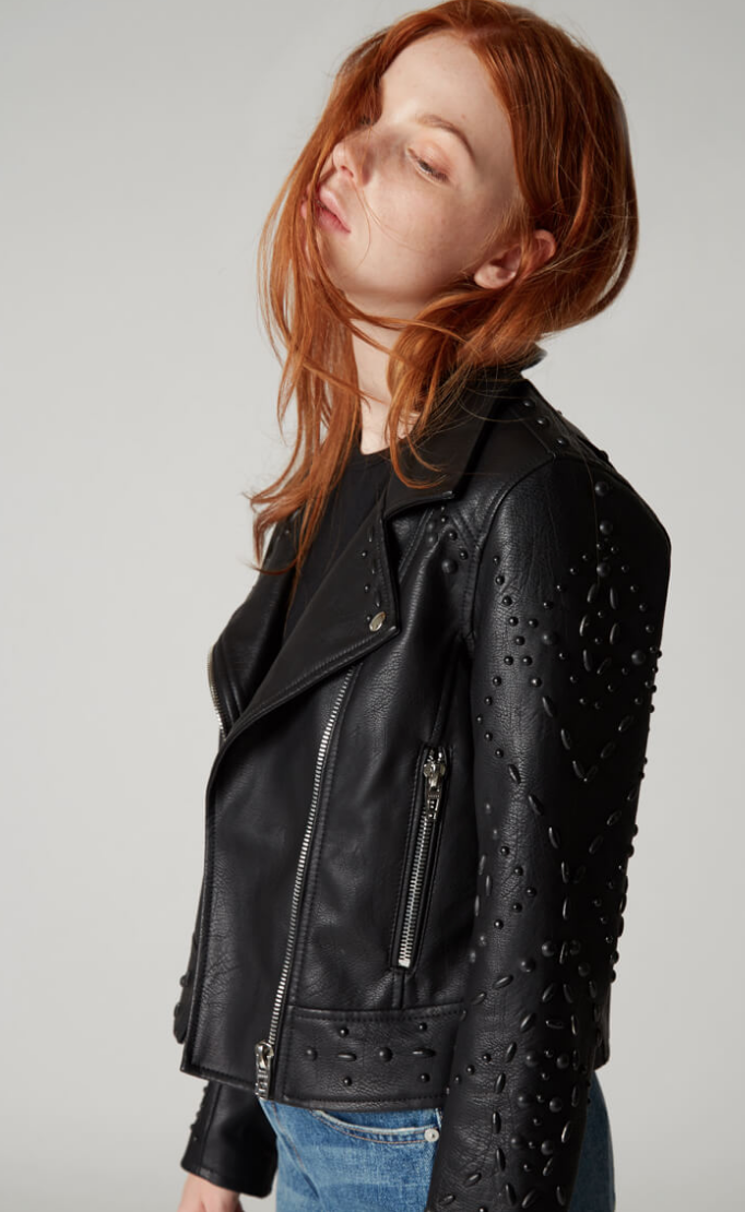 Blanknyc - studded vegan leather jacket