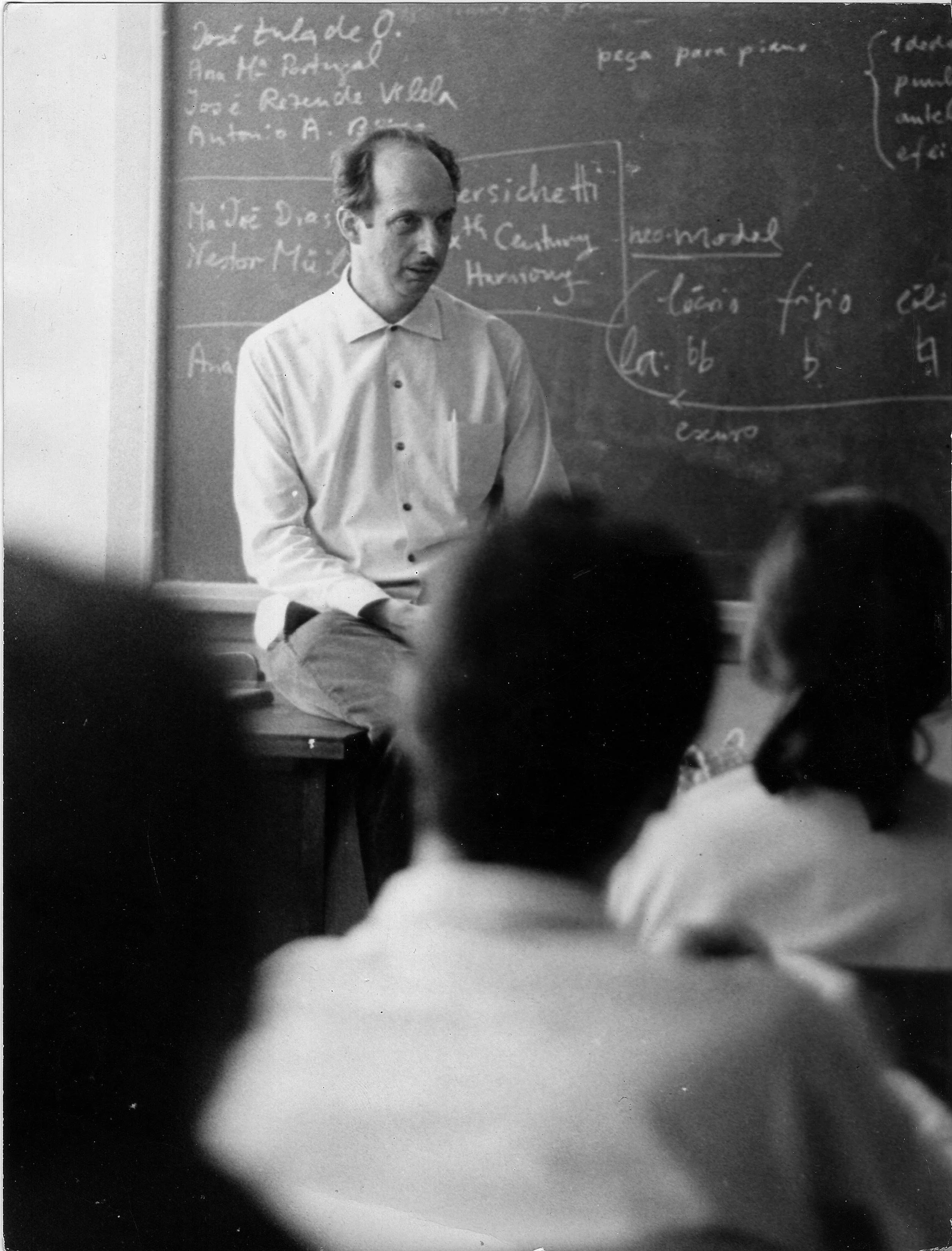 Ernst Widmer foi professor e diretor da Escola de Música da Universidade Federal da Bahia Acervo Escola de Música da UFBA