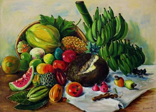 Frutas da Bahia - óleo sobre tela. Salvador, 1974