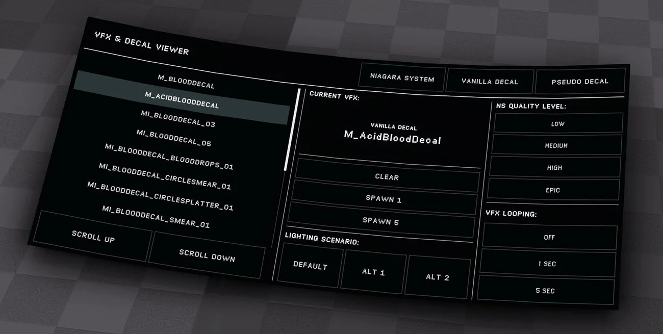  Runtime On-device VFX Viewer Tool 
