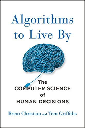 Algorithms to Live By Brian Christian & Tom Griffiths Ever thought about how computer science problems relate to your life beyond the blue screen of death? Neither had I. This book makes high level concepts like thrashing, sorting, randomness etc. into approachable explanations and then offers the reader ways that computer scientists solved the complications. Surprisingly, a lot of it transfers to real life! I especially enjoyed the chapter on game theory!