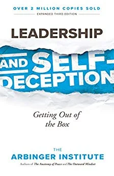 Leadership and Self Deception The Arbinger Institute A short and easy read, indispensible to any leader. This will challenge how you view your relation to the world and people around you, leading to happiness and more effecitve leadership. Get ready to get out of the box!