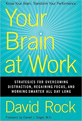 Your Brain at Work by David Rock is one of the most useful books we have come across for a long time! A superb foray into how our biology holds us back in interpersonal and work situations and how simple awareness can have tremendous impact on our effectiveness and satisfaction. A must read with high level science offered in easy to digest anecdotes and exercises.