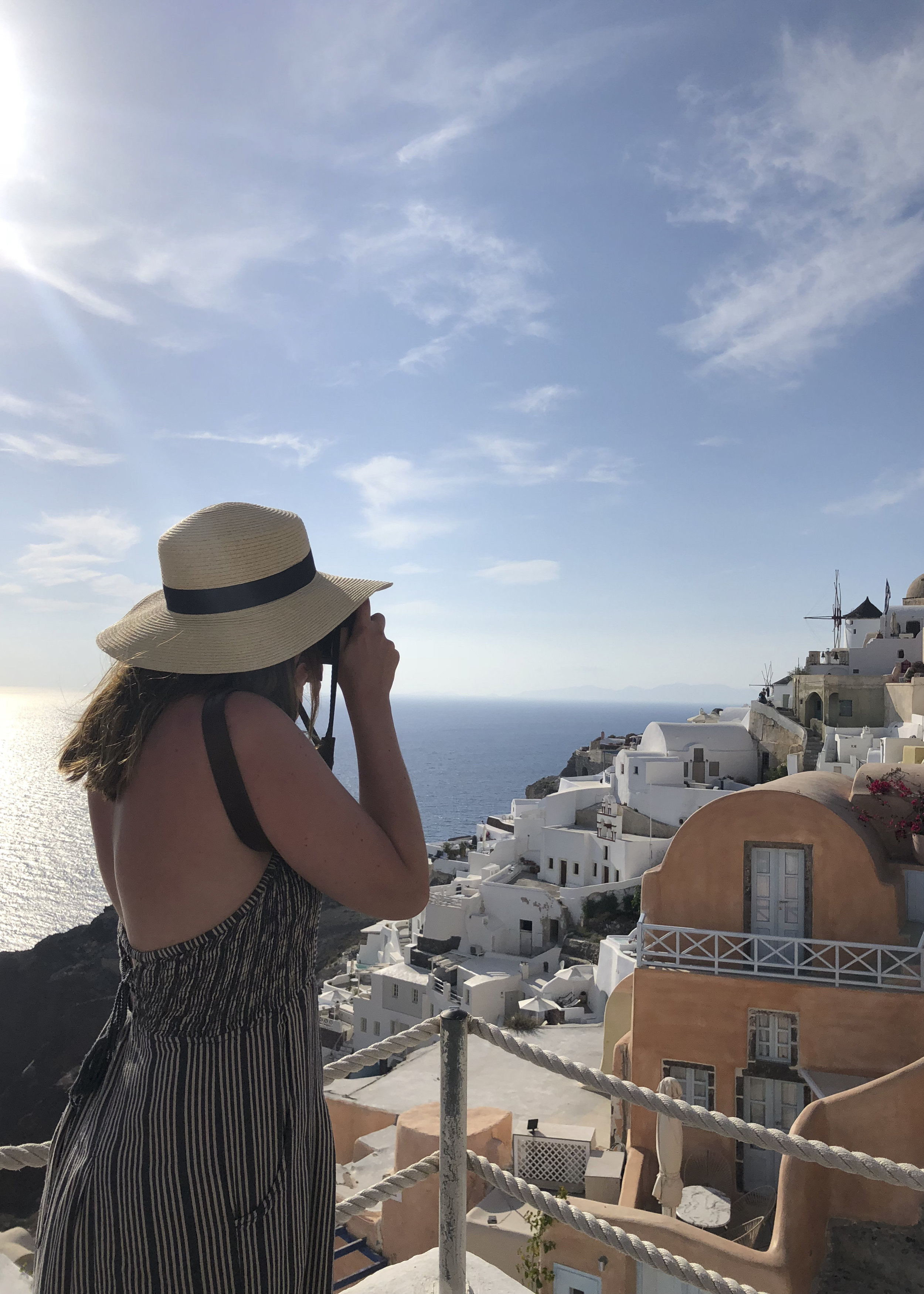 Amazing views from the heart of Oia, Santorini.