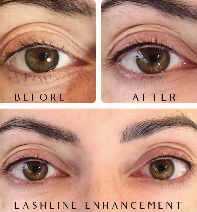  Before / After Lash line enhancement by Juliana Ramus 