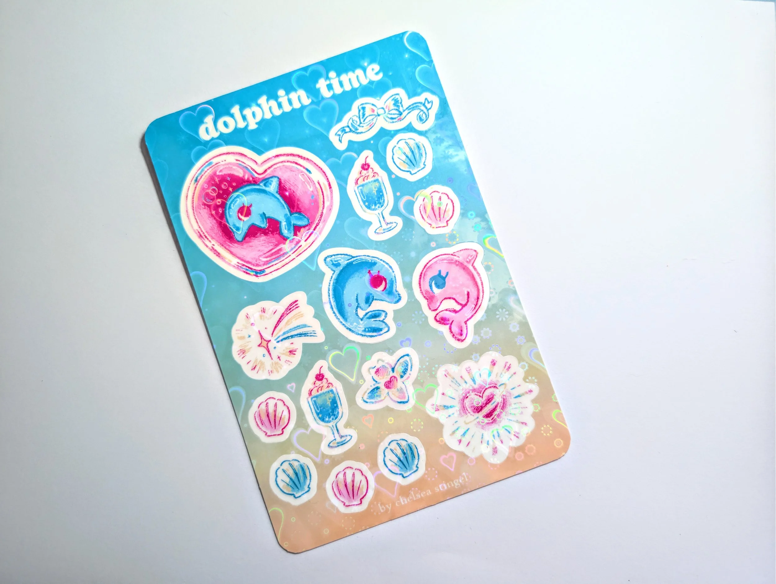 Dolphin Time | Ocean Themed Sticker Sheet
