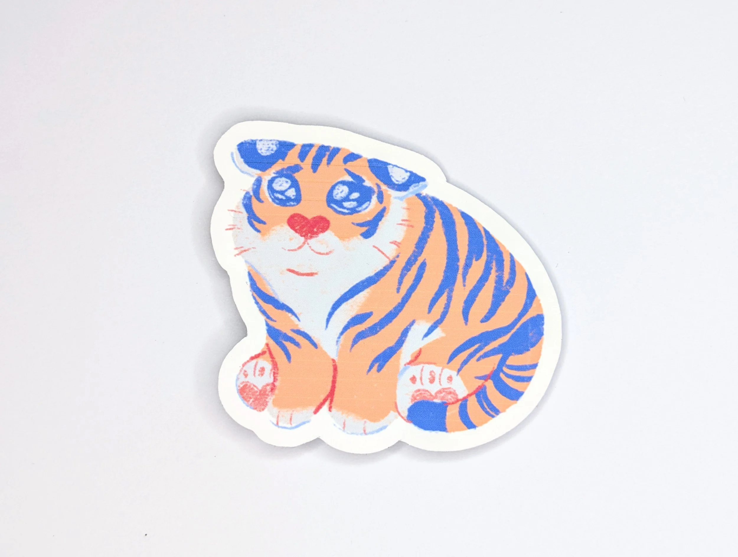 Sad Tiger Sticker