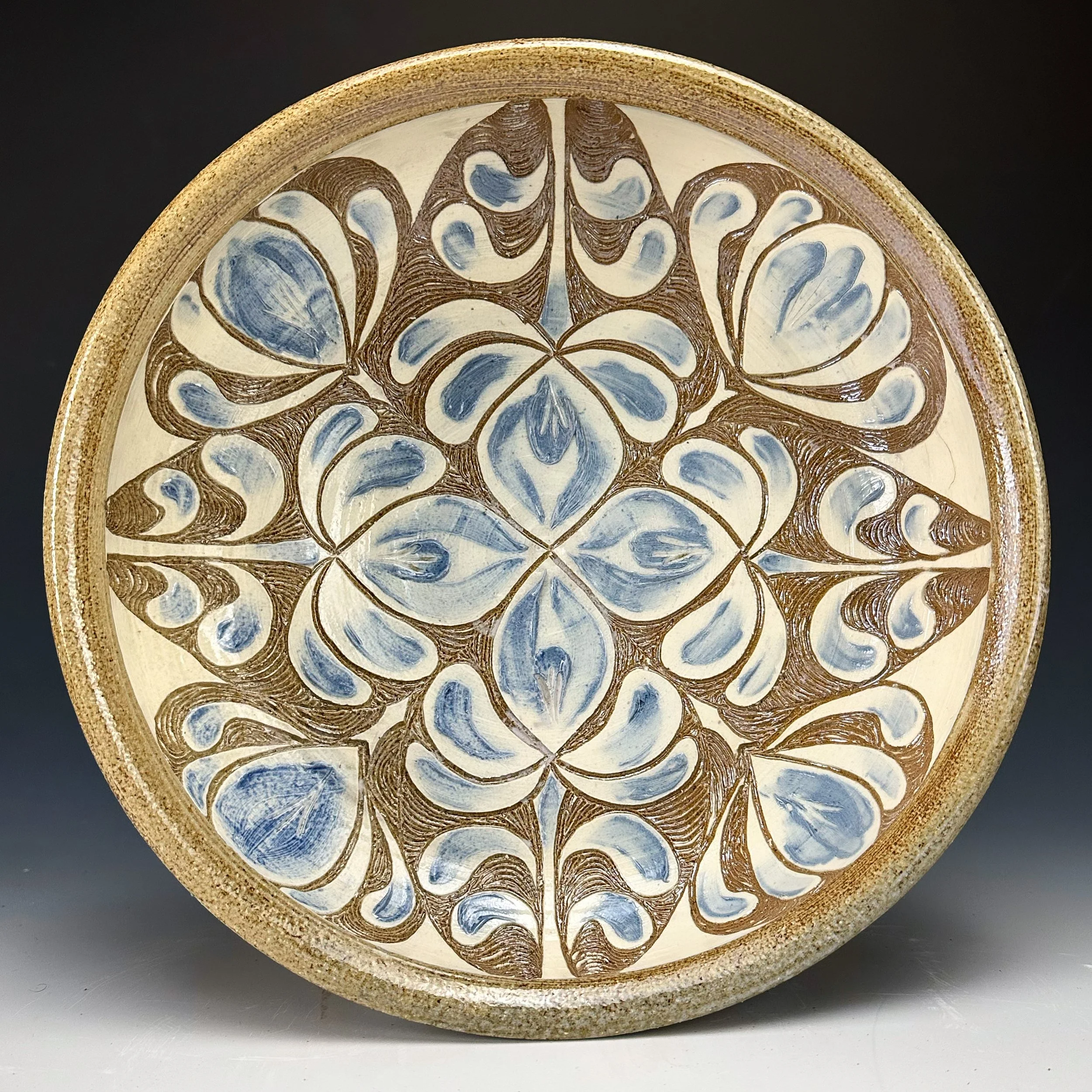 Blue and white carved bowl.JPG