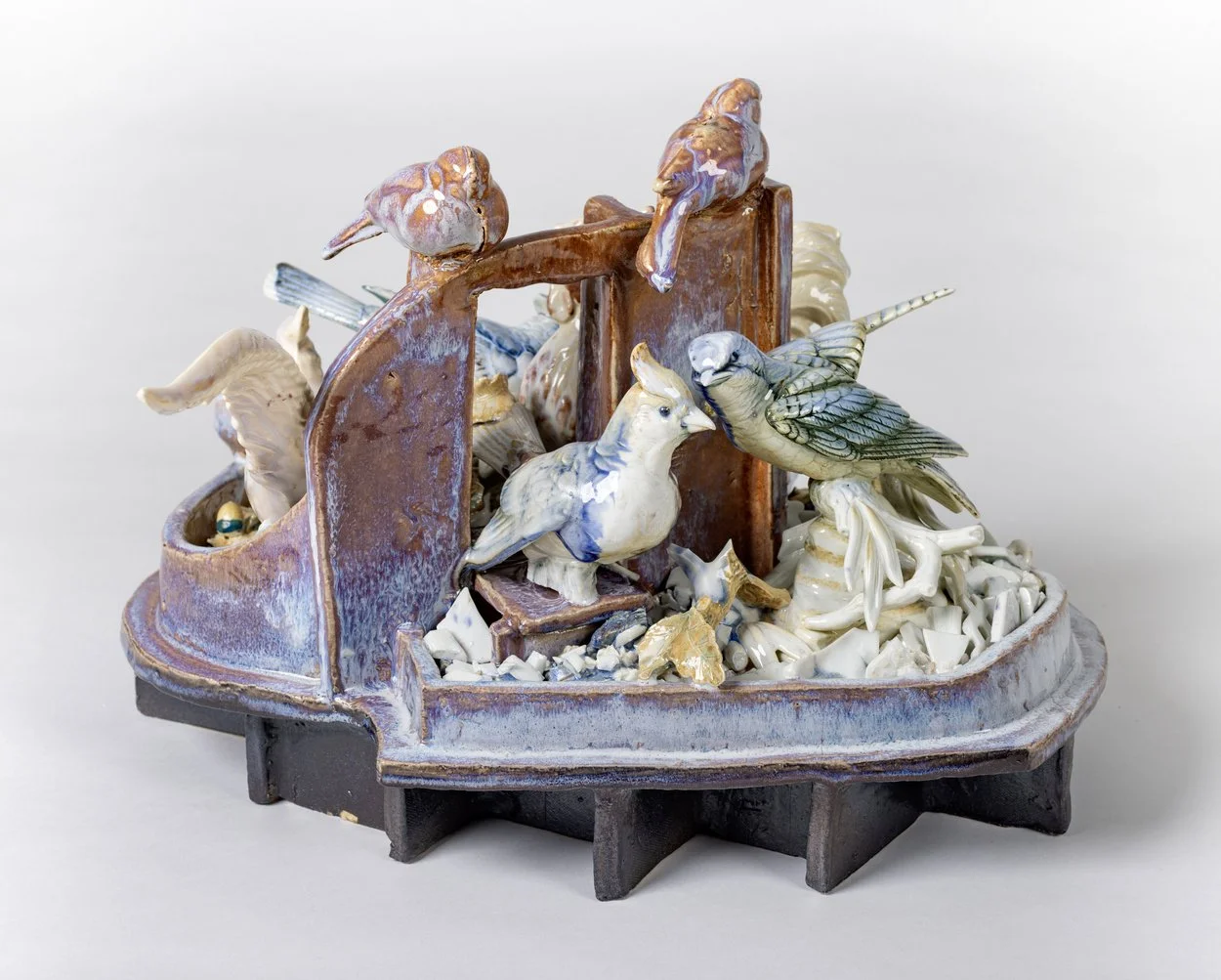 Lydia Thompson, Flocking: Compulsion, 16" x 6" x 11"