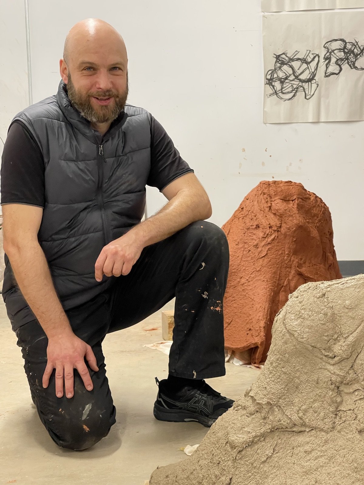 Vlad Basarab Workshop - Clay Records Human Gesture - Paper-clay