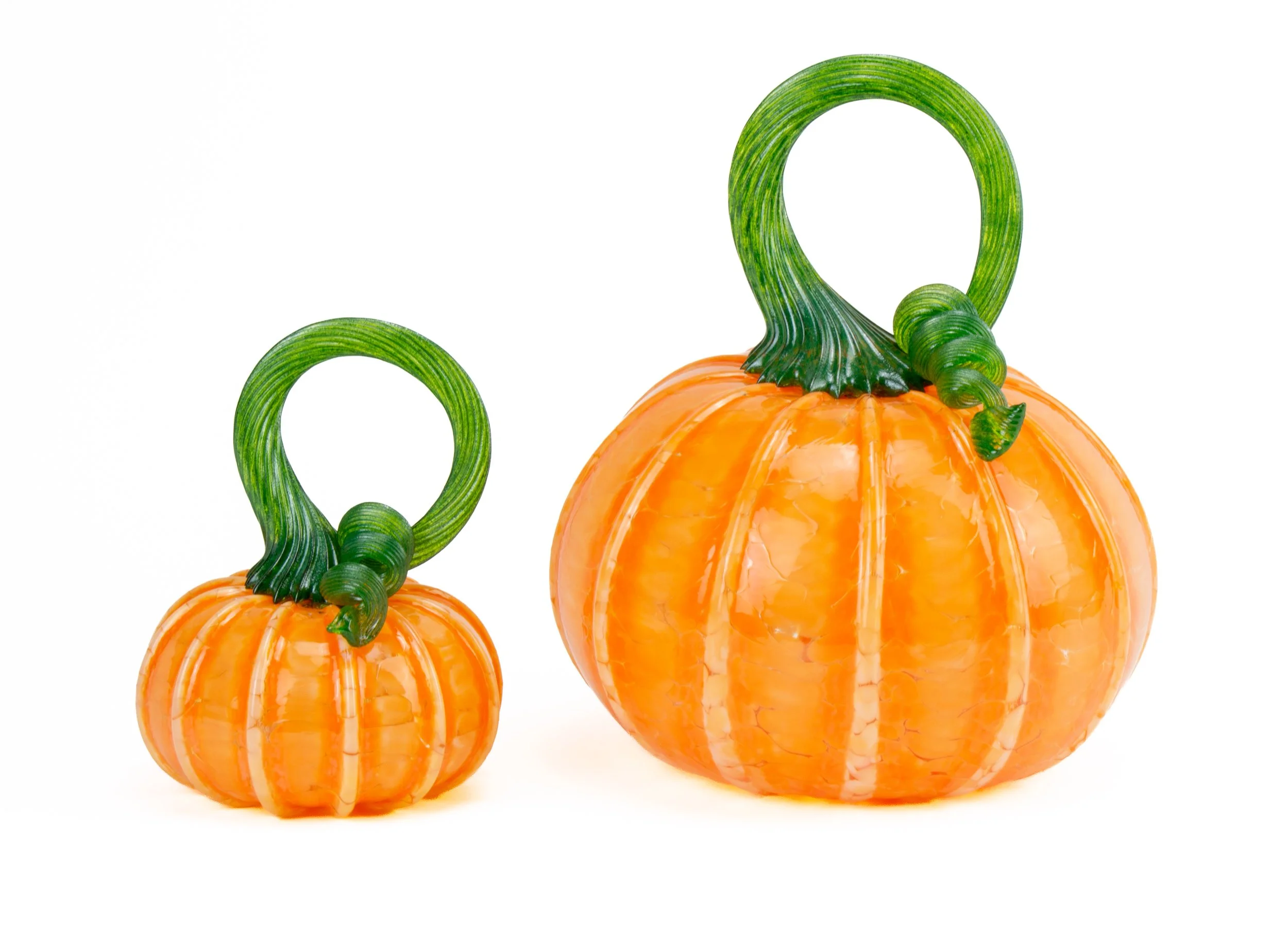 Glass Pumpkin - Creamsicle Cutie