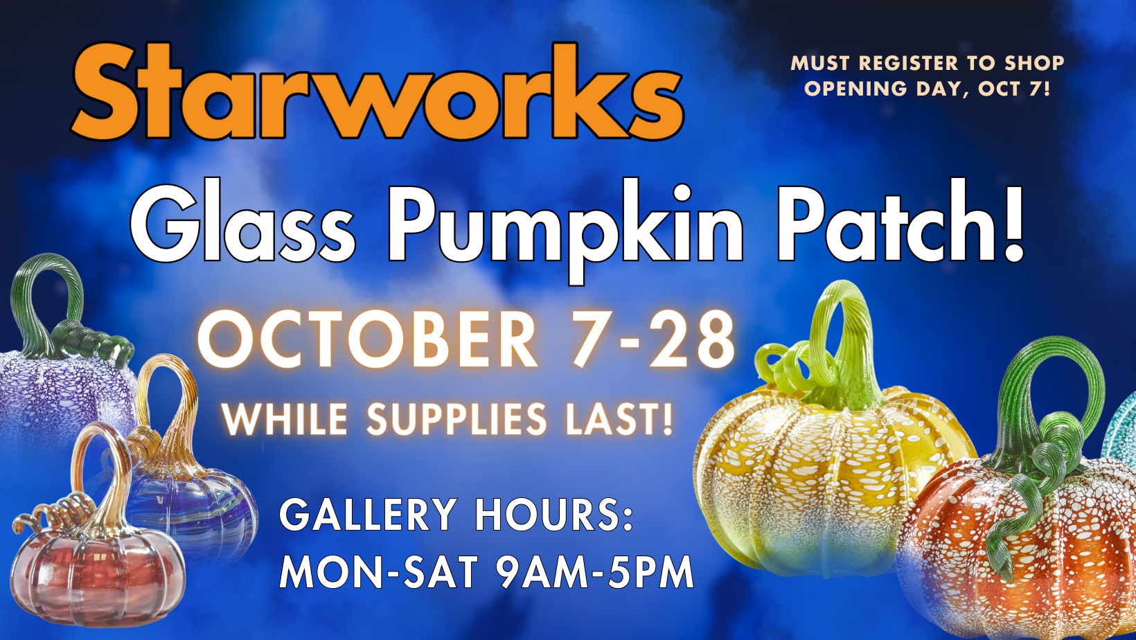 Starworks Glass Pumpkin Patch — Starworks NC