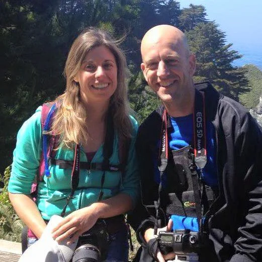 Heading out on a fateful hike on the California Coast in which we both ended up with a horrible case of poison oak. Still a great day!