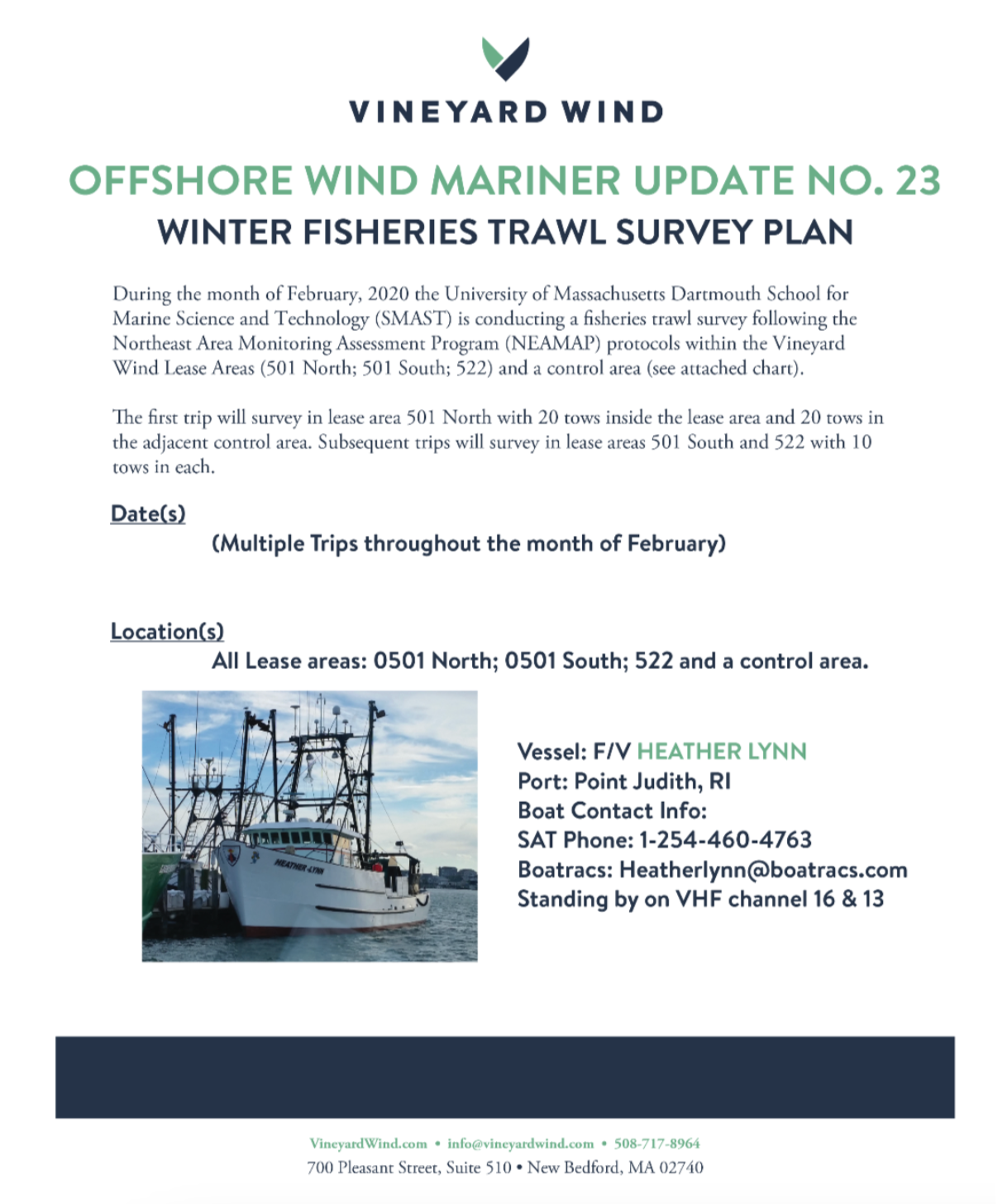 WINTER FISHERIES TRAWL SURVEY PLAN (#23)