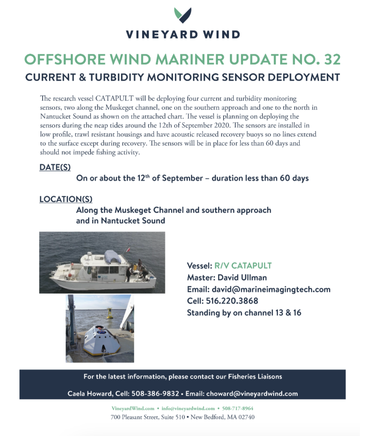CURRENT &amp; TURBIDITY MONITORING SENSOR DEPLOYMENT (#32)