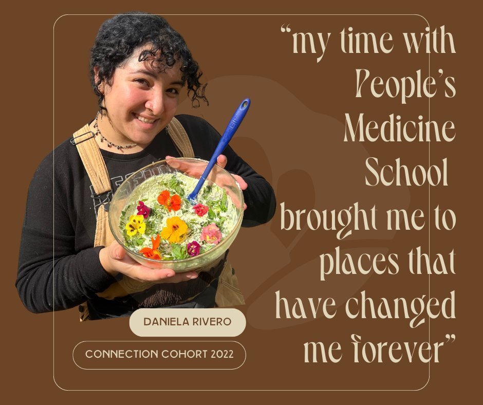 &quot;my time with the People's Medicine School brought me to places that have changed me forever. I will always be a student of Rootwork Herbals. the relationship-based herbalism amanda teaches literally anchors me every single day. and we have life