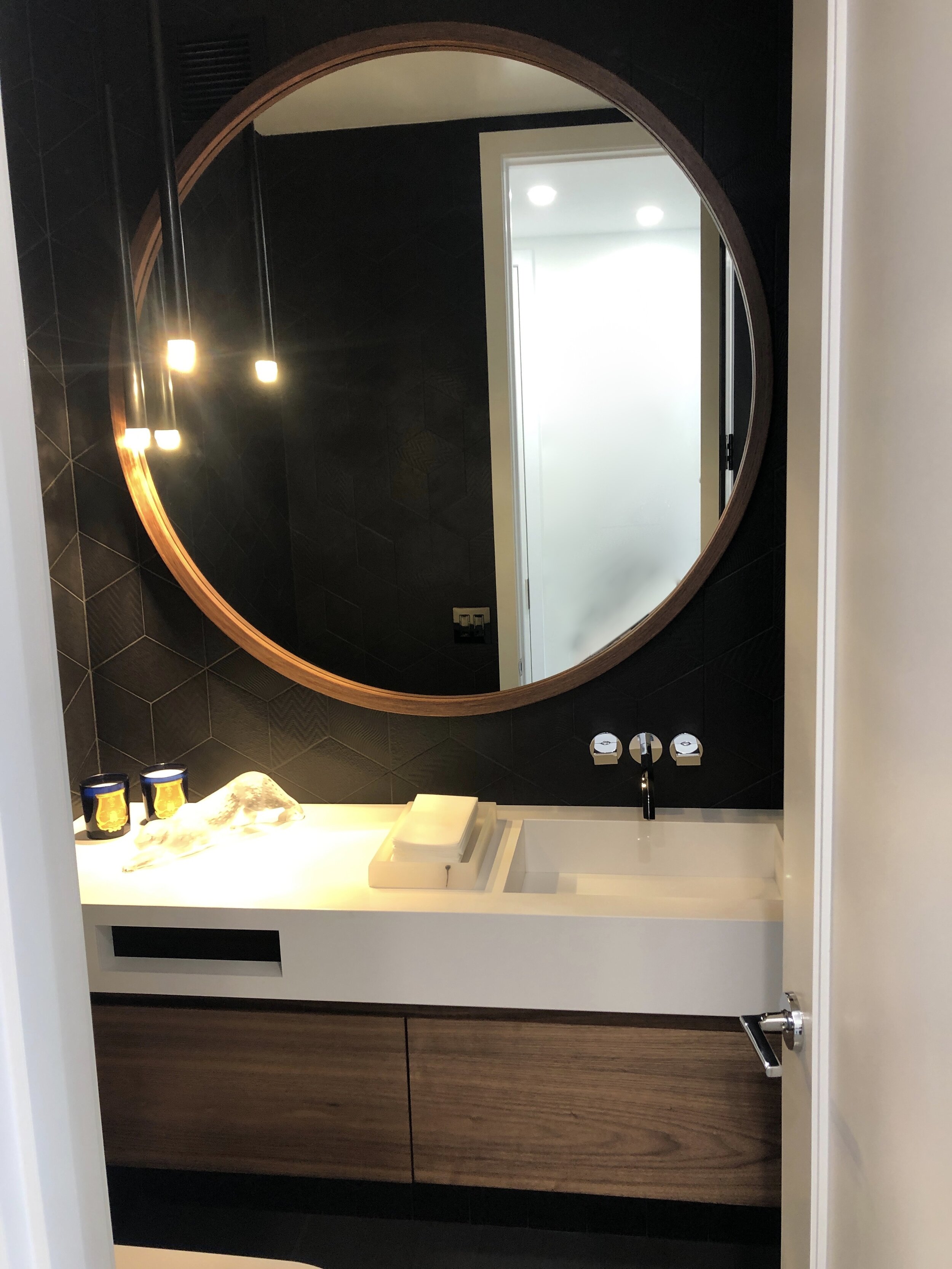 Solid Walnut Mirror and Vanity (Copy)