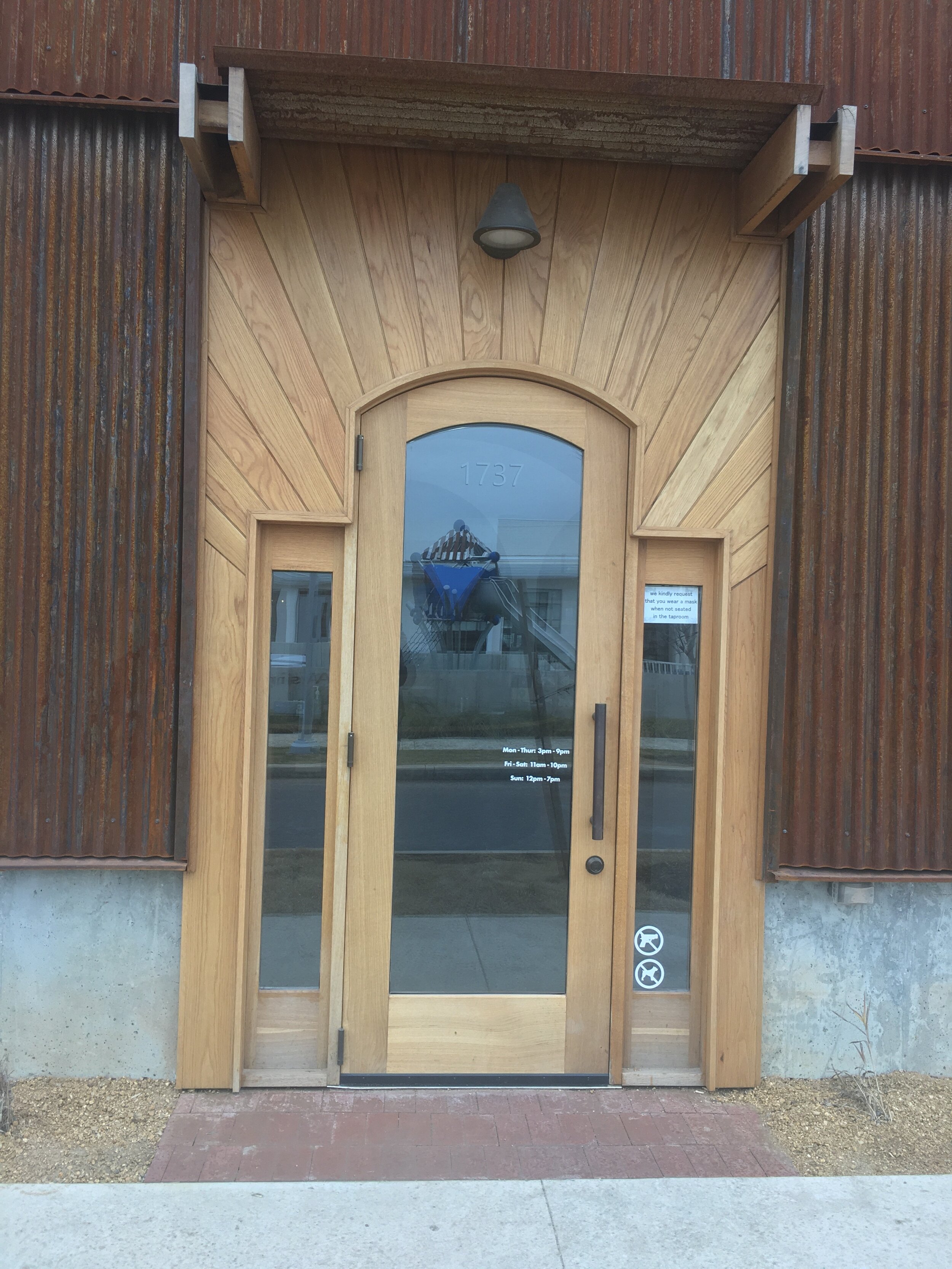 Exterior Doors at Big Friendly Brewery (Copy)