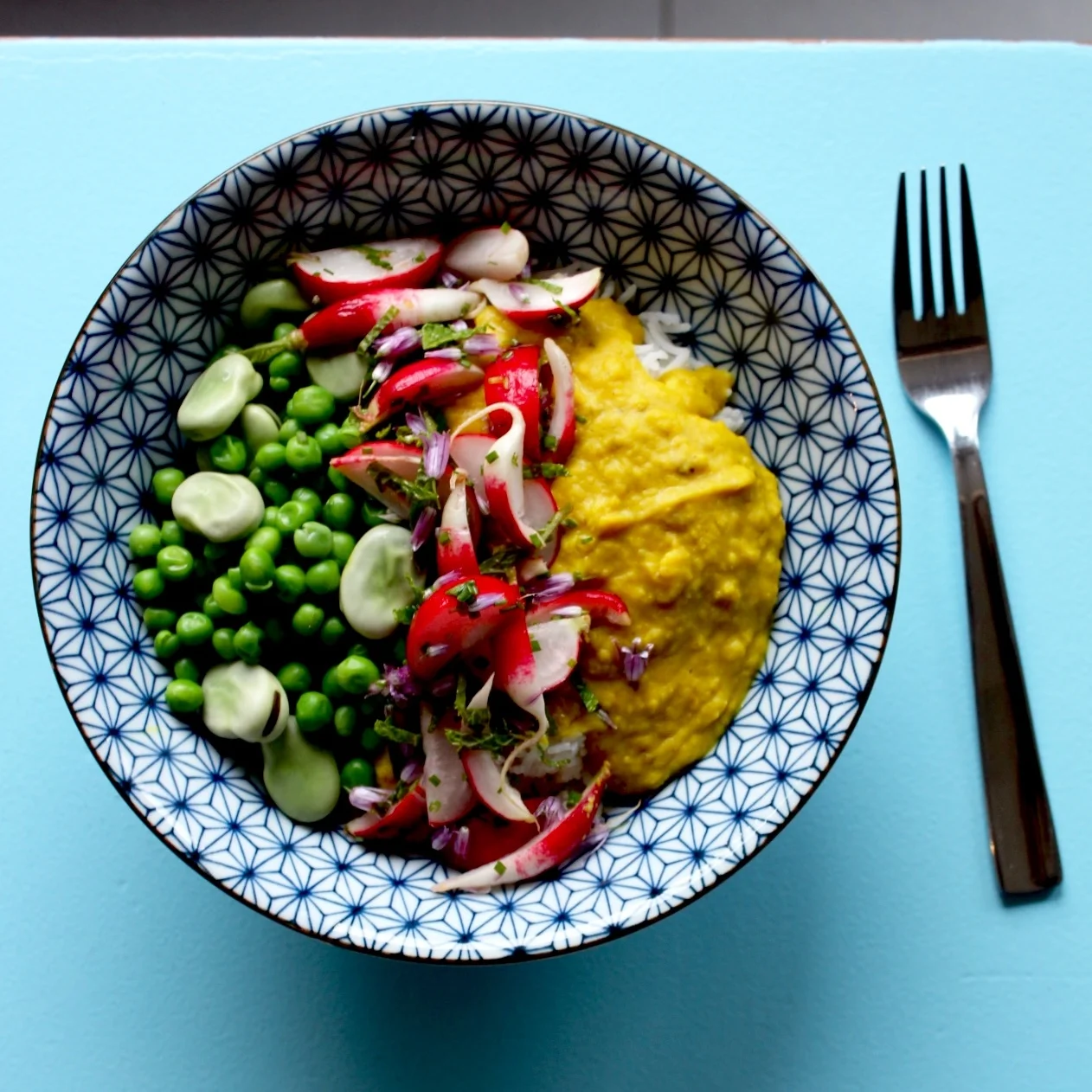 Soothing Dal with Plum Chutney & Roast Radishes