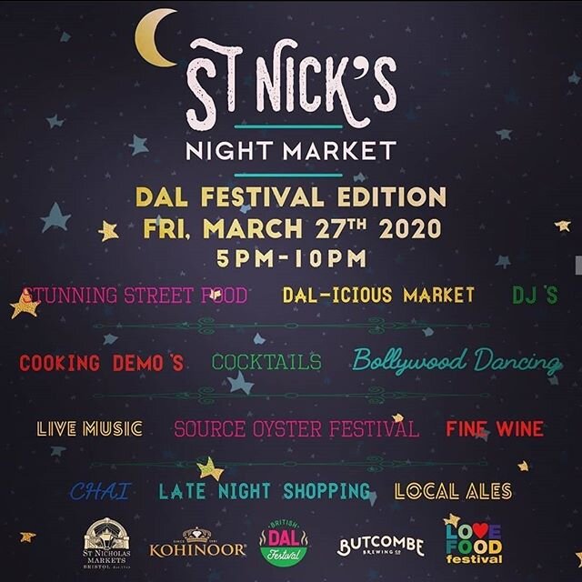 Two weeks until our dal-tastic collaboration with St Nicks Night Market! Who's coming down?
#BritishDalFestival .
.
.
#bristol #bristoluk #stnicksmarket #stnicksnightmarket #visitbristol #hellobristol #bristol247 #crumbssnaps #crumbsmag #bestofbristo