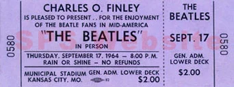 First concert attended: The Beatles / Kansas City MO / September 17th, 1964 / Photo of Paul Dalen by Kathy Kane