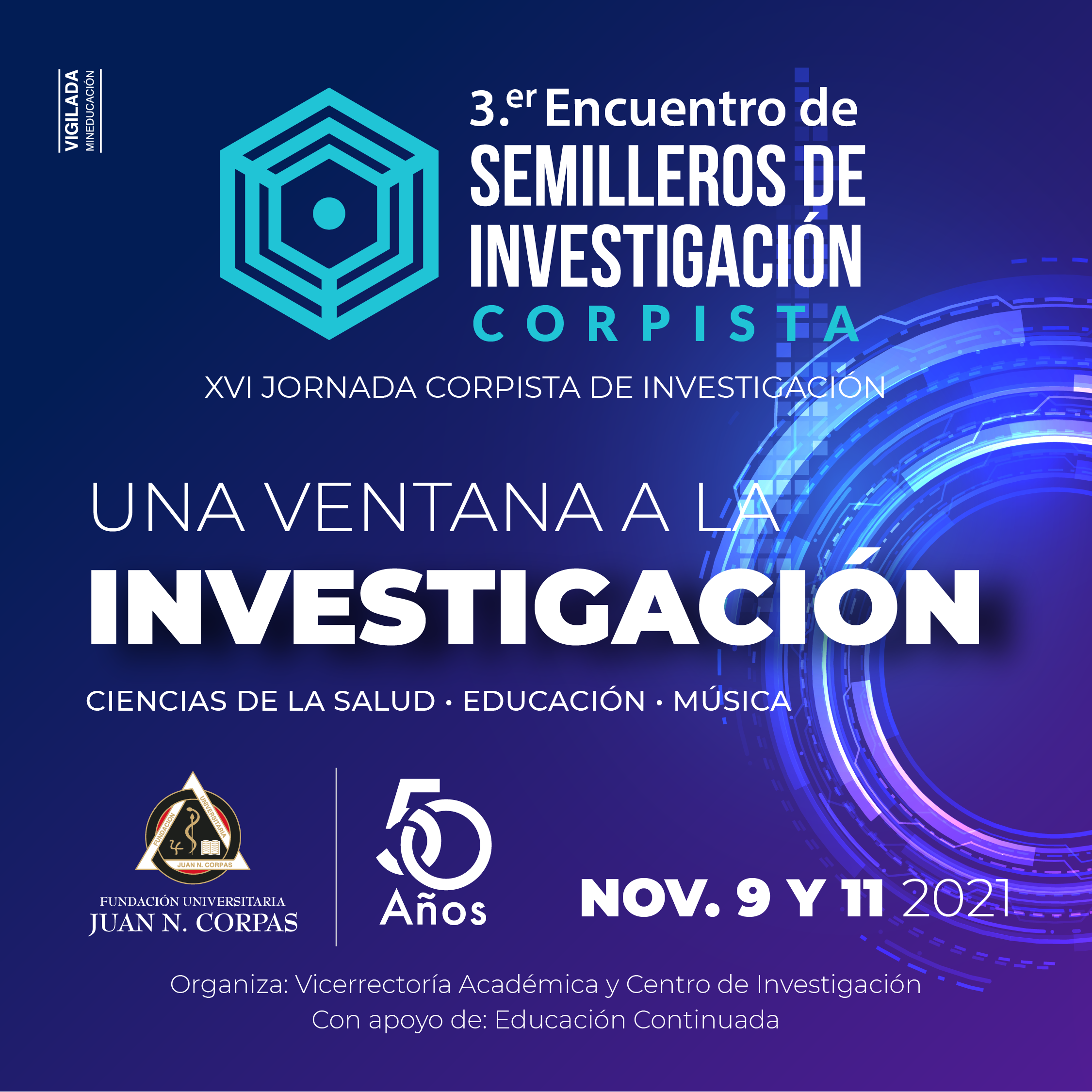 ¡El 3.er Encuentro de Semilleros de Investigación de la Corpas fue un éxito total!