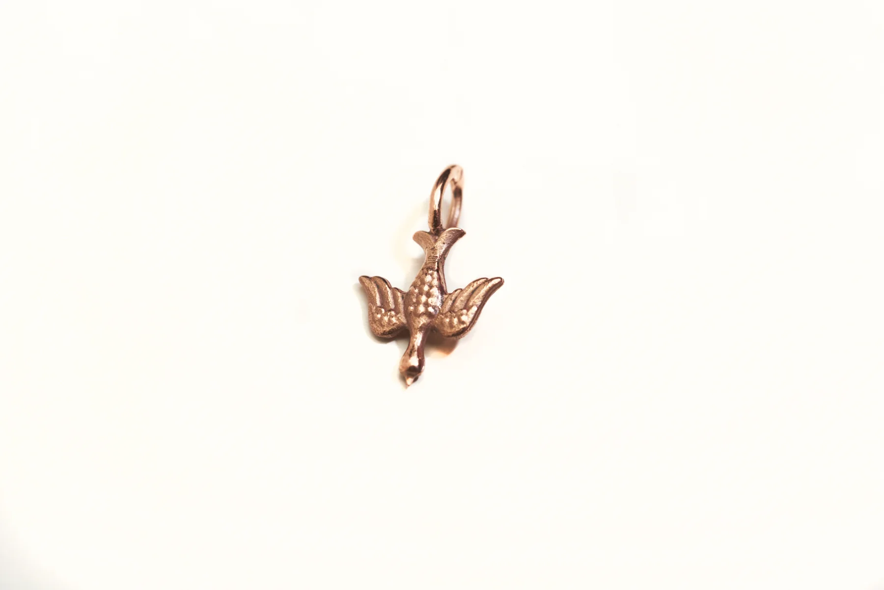 EA Collection 14K Rose Gold Dove Pendant, Rose Gold Dove, Rose GOld Pendant, Rose Gold Bird,