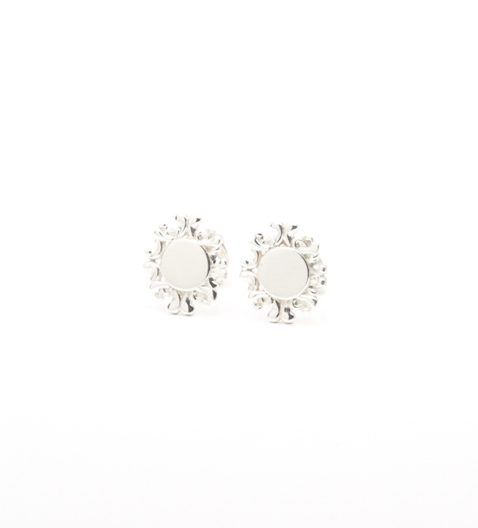 Sterling Silver French Earring, Silver Earrings, French Earring, Custom Earrings, Initial Earrings, Silver Earrings,