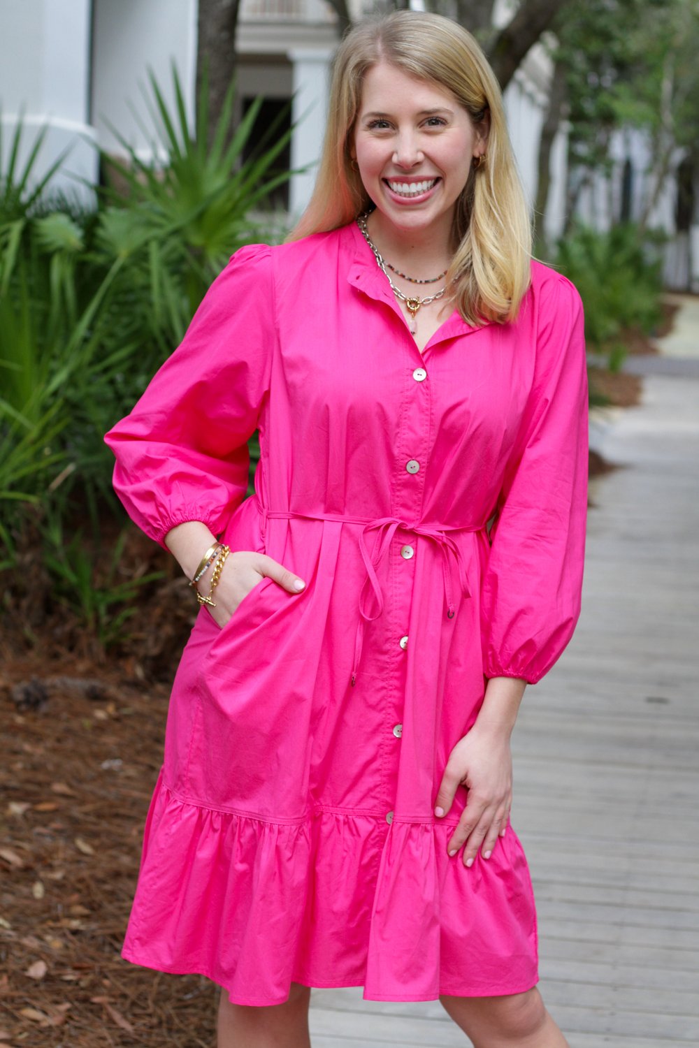 Roselle Dress in Pink from Shannon Passero