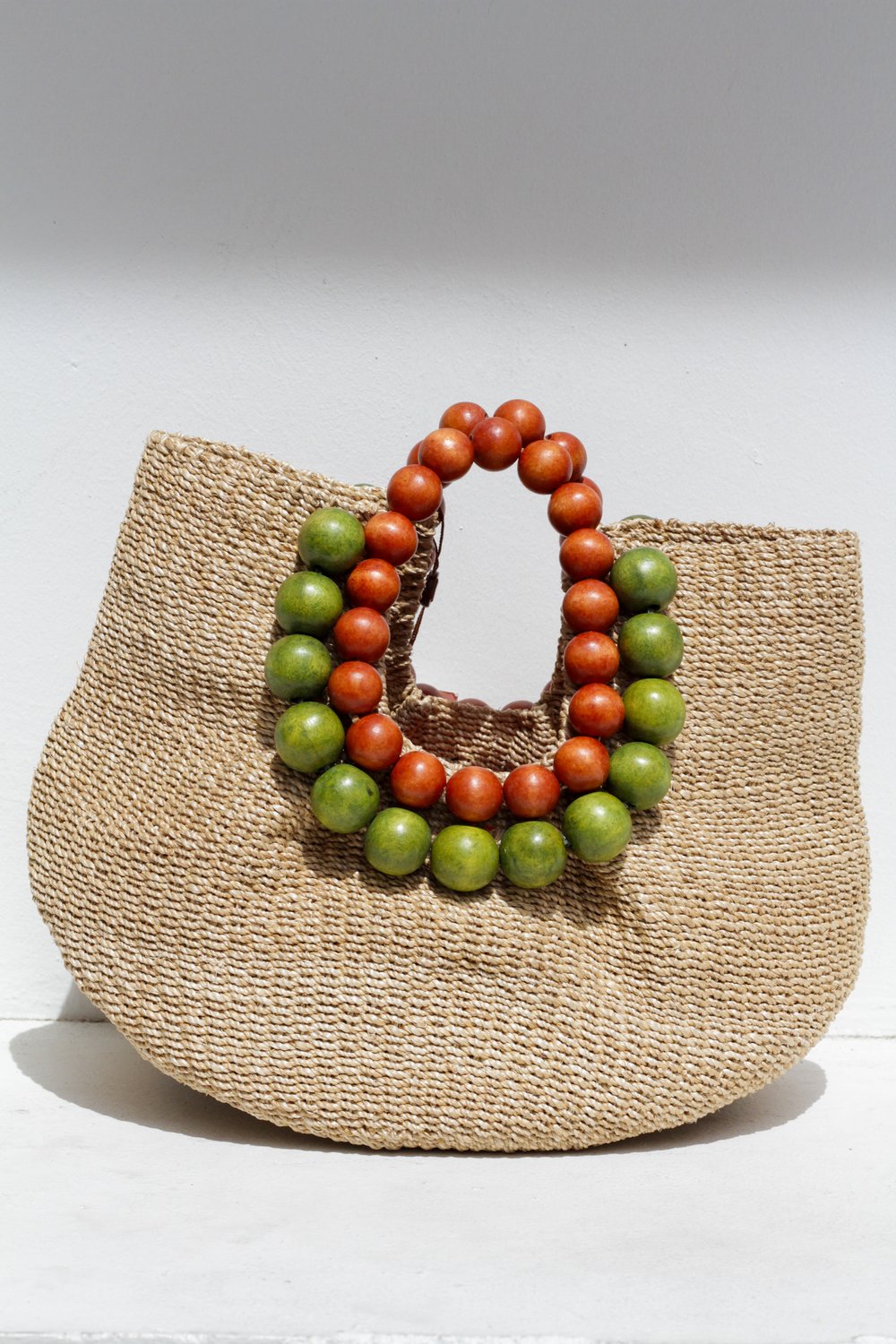 ARANÁZ Cueba Beads in Natural/Olive/Tan