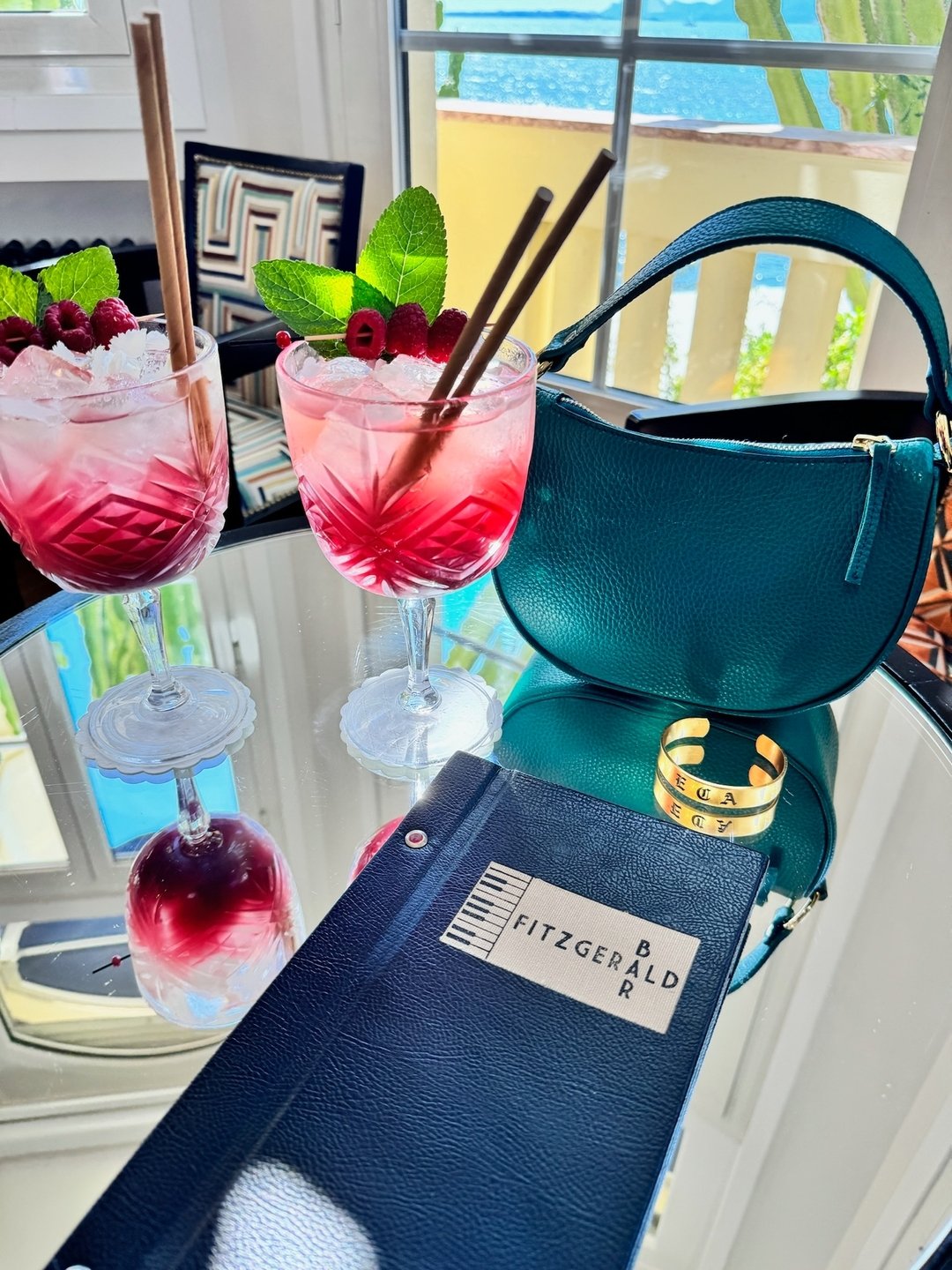 Happy World Cocktail Day! 
I grabbed this snap of our (coming soon) ExVoto mini bag a few weeks ago while visiting the @bellesrives hotel, the former house of F. Scott Fitzgerald, in Antibes, France. 

#exvotovintage #exvoto #apparel #jewelry #brand 