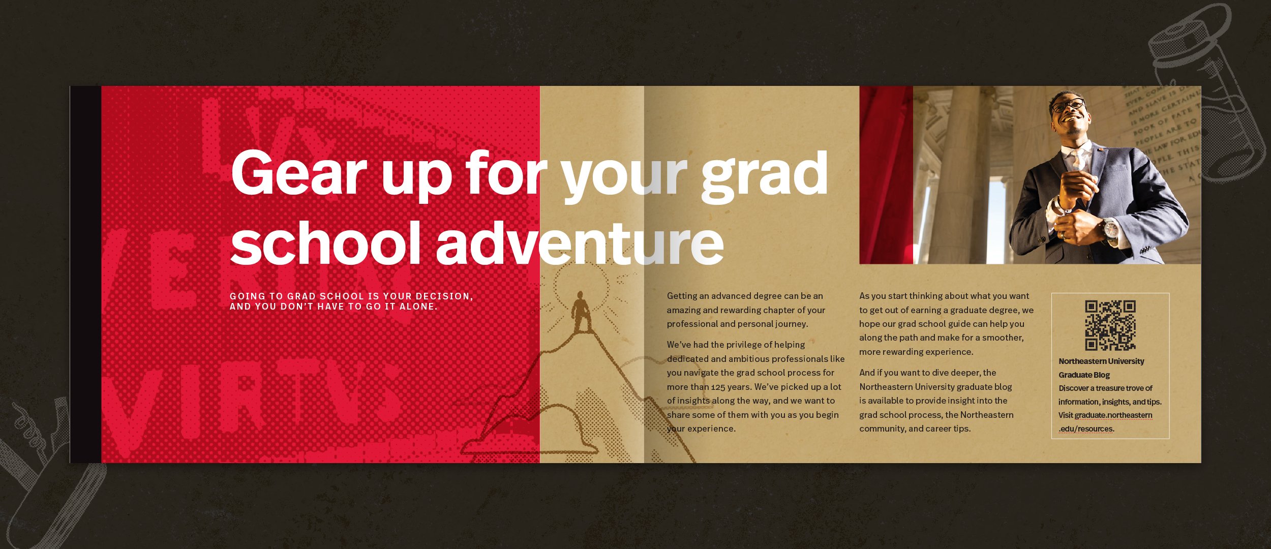  Grad School Field Guide, interior spread 