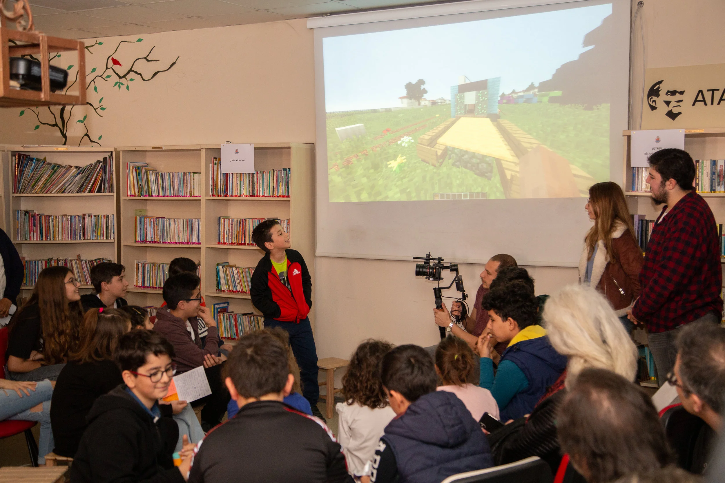 In the Seferihisar Children Municipality, kids get to elect a Child Mayor—and design their own summer camp using Minecraft! Credit: Abdullah Özden