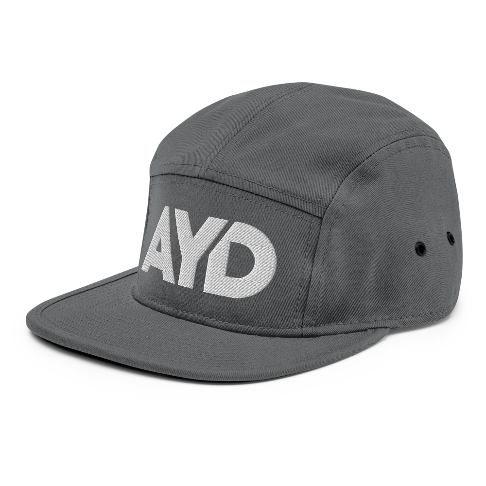 5-panel-camper-charcoal-gray-left-front-61a12643d280e.png