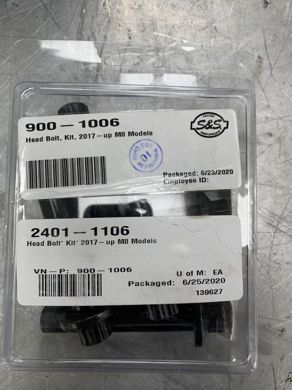 S&amp;S  m8 head nut kit