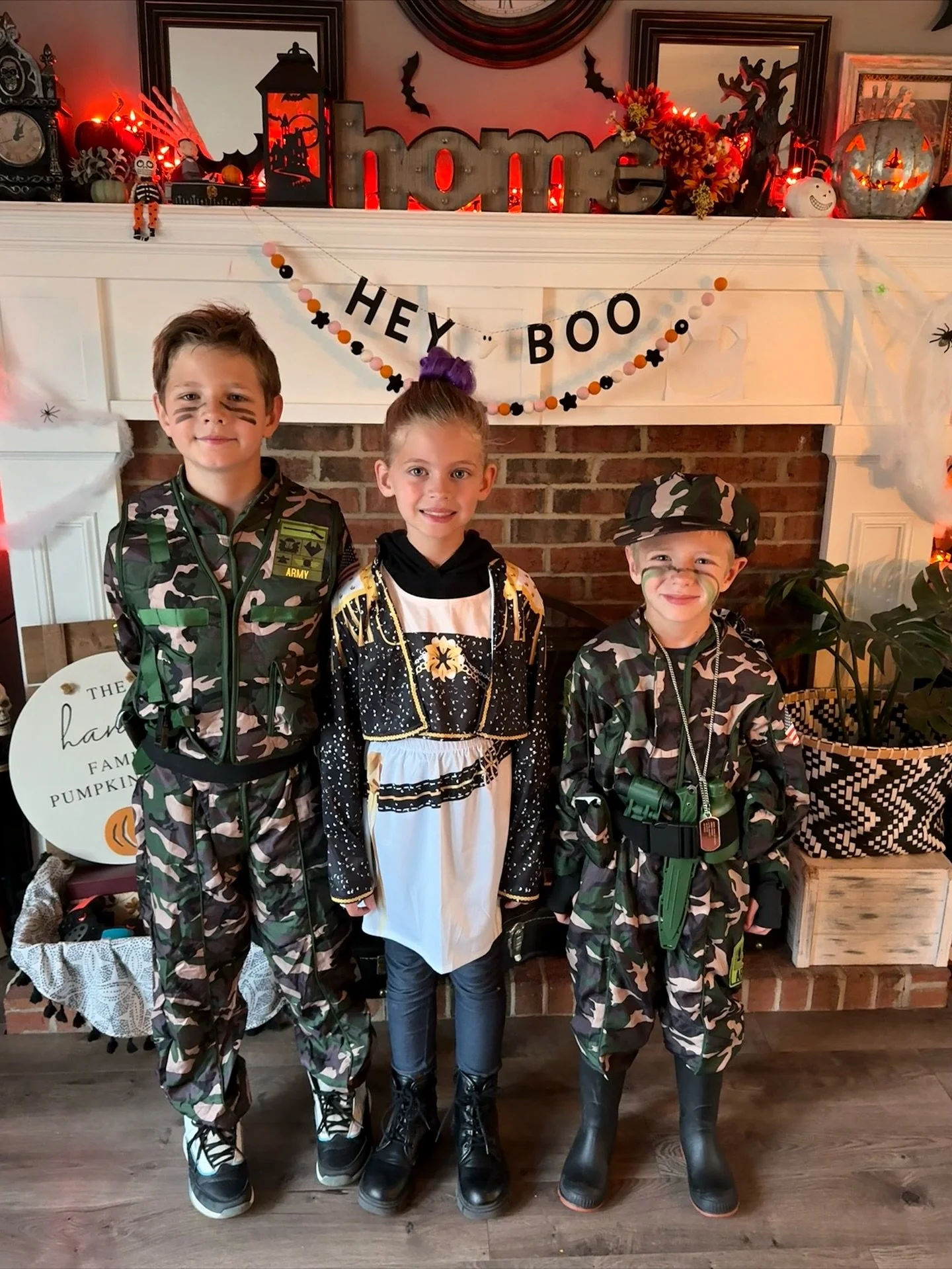 Halloween + pumpkin carving 2025 🎃 this year we had a couple of army men, Rumi from Kpop, anddd a surprise pneumonia diagnosis for mom 😩 #hanlonfam2025