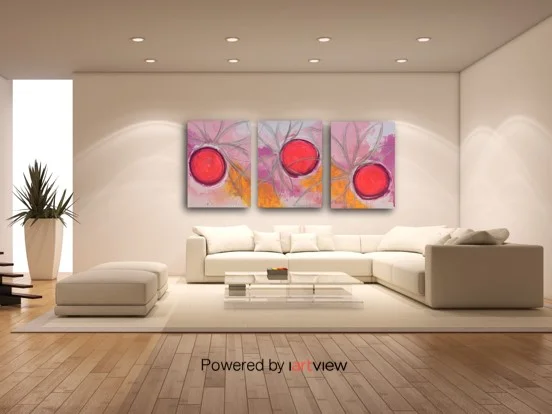 Hot Pink Power Daisy Collection in Room.jpg