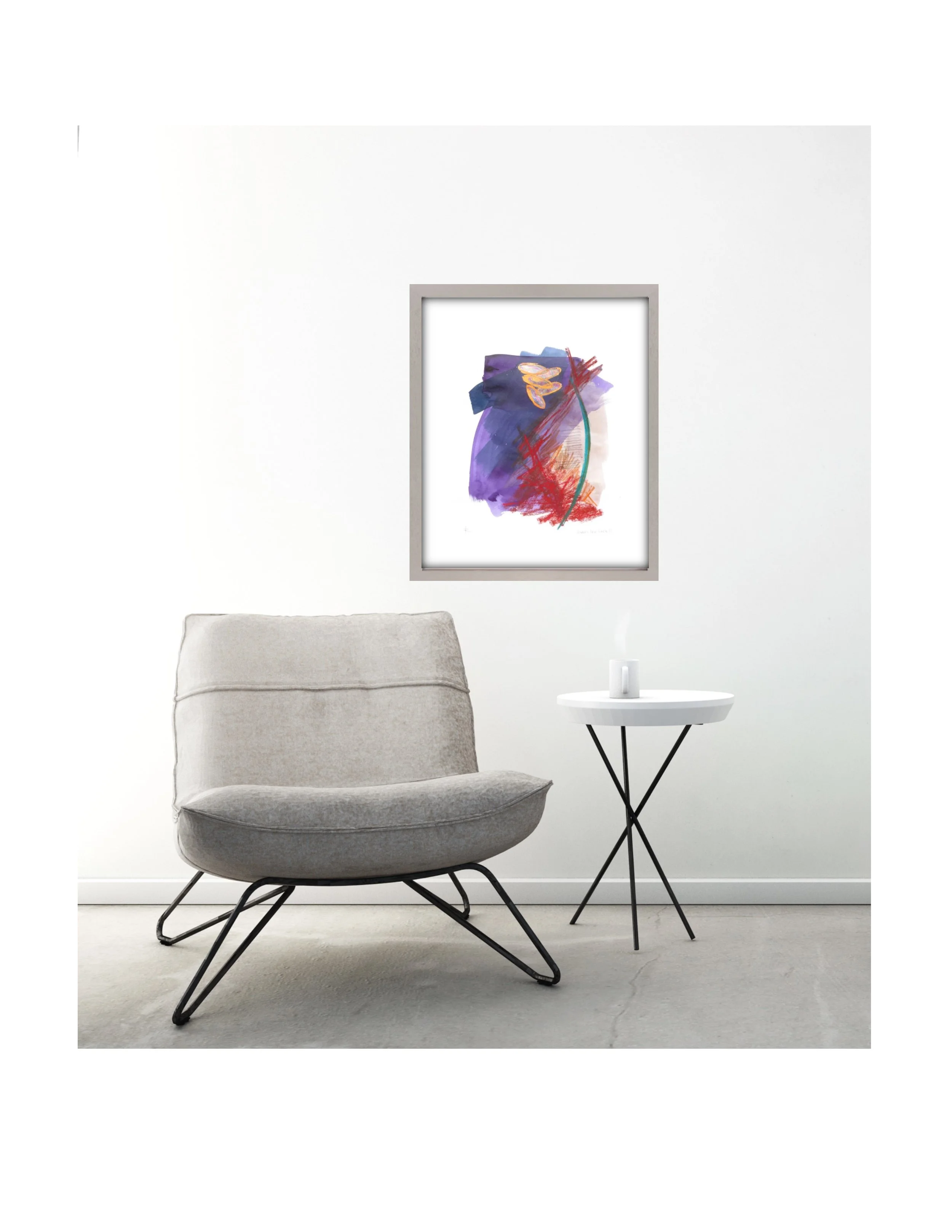 Pennies from Heaven 3 on white wall over Gray Chair ss.jpg