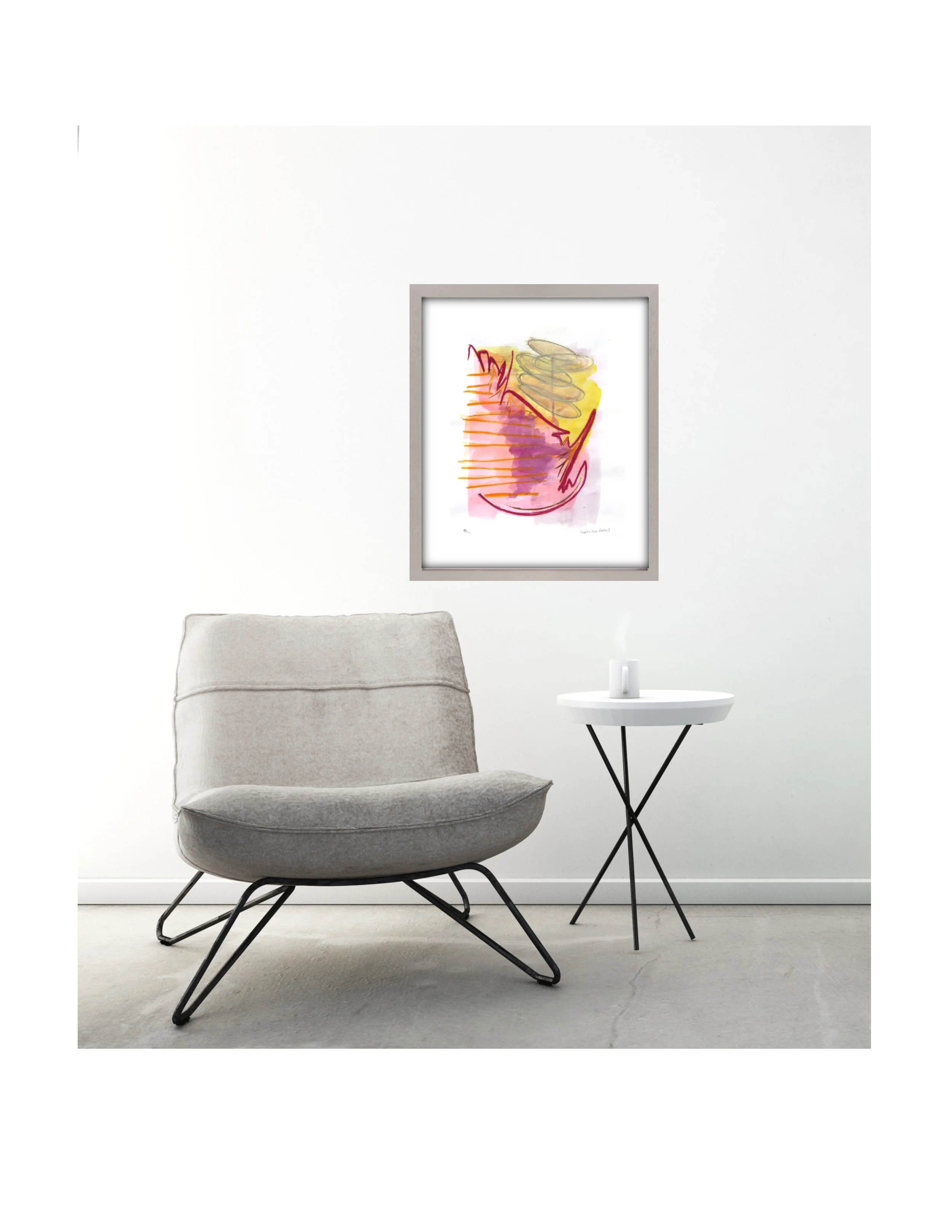 Pennies from Heaven 10 on white wall over Gray Chair ss.jpg