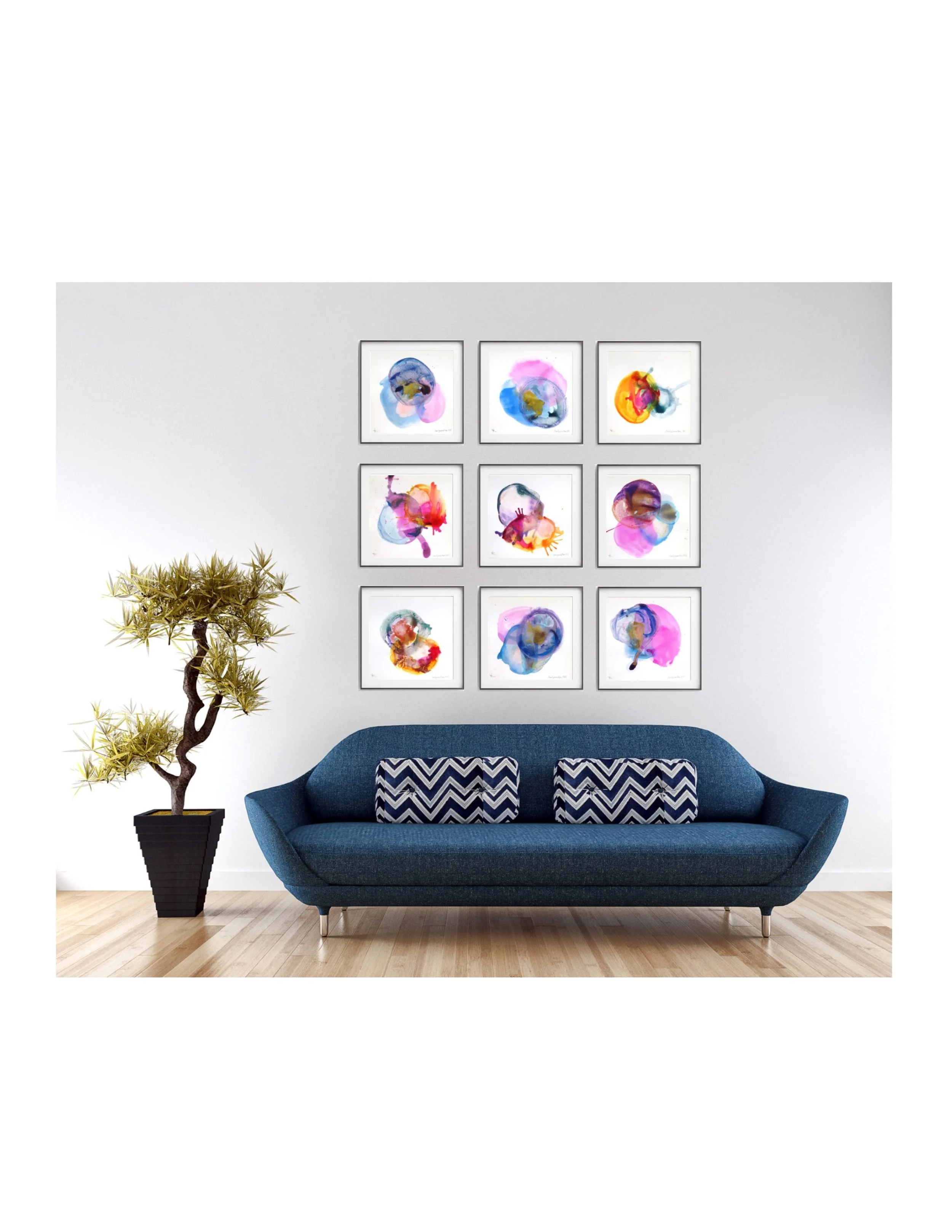 Amalgamation Squares Multiple over Blue sofa 2 ss.jpg