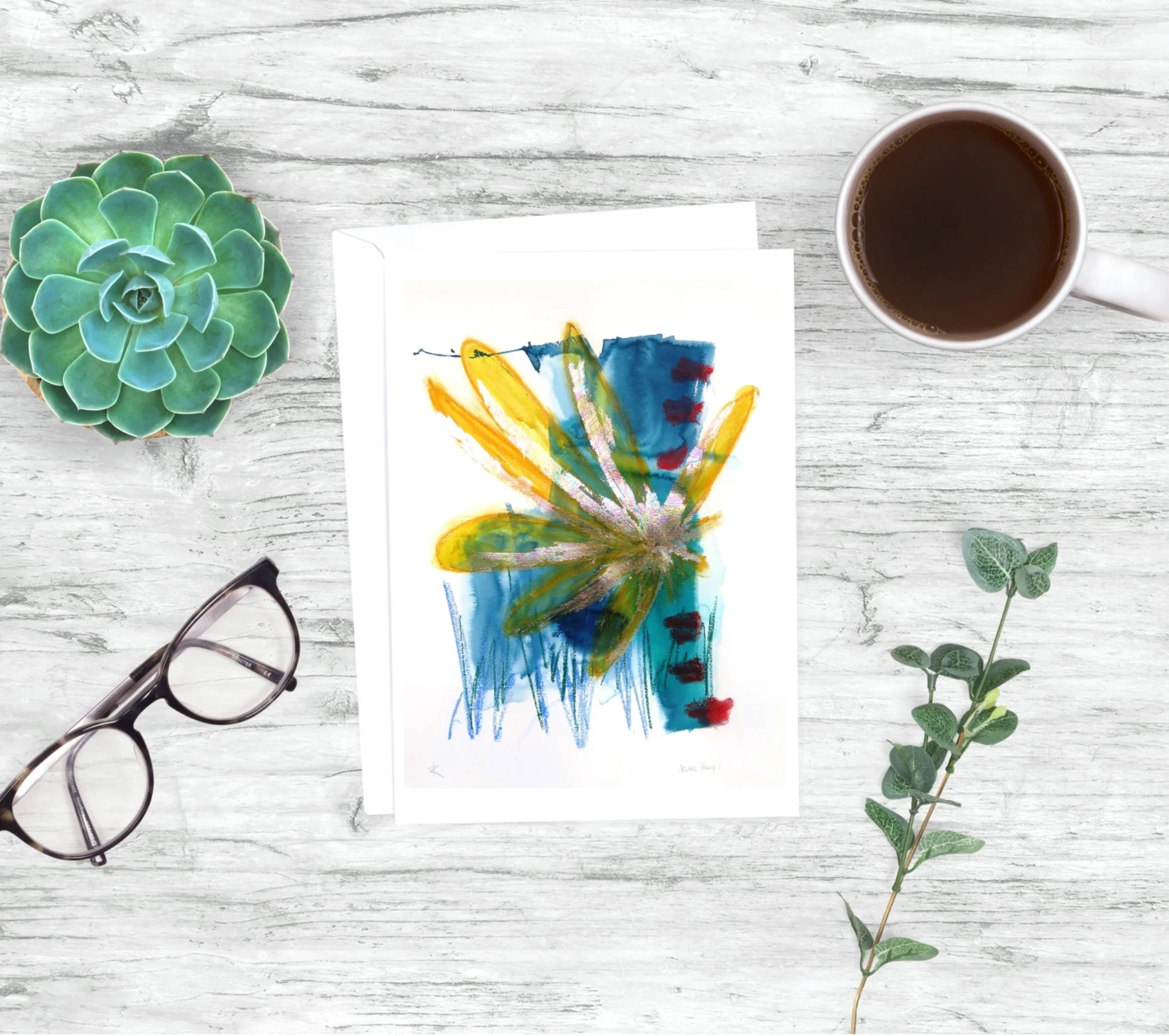 Custom Single Note Card with Envelope