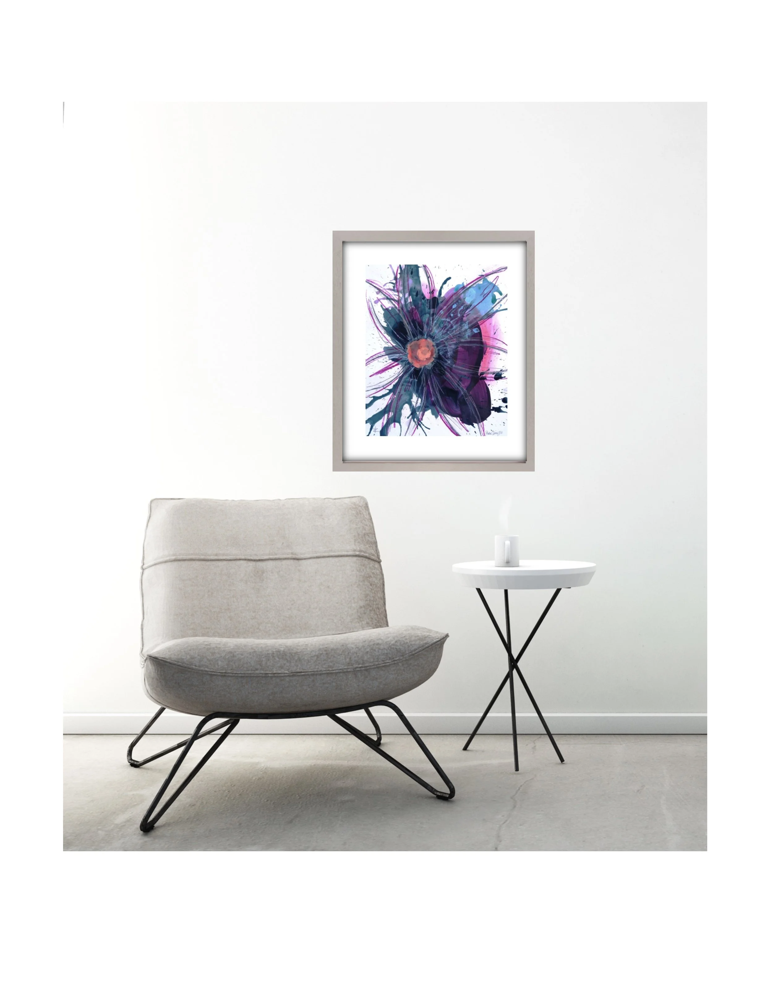 Power Daisy 12 on white wall over Gray Chair ss.jpg