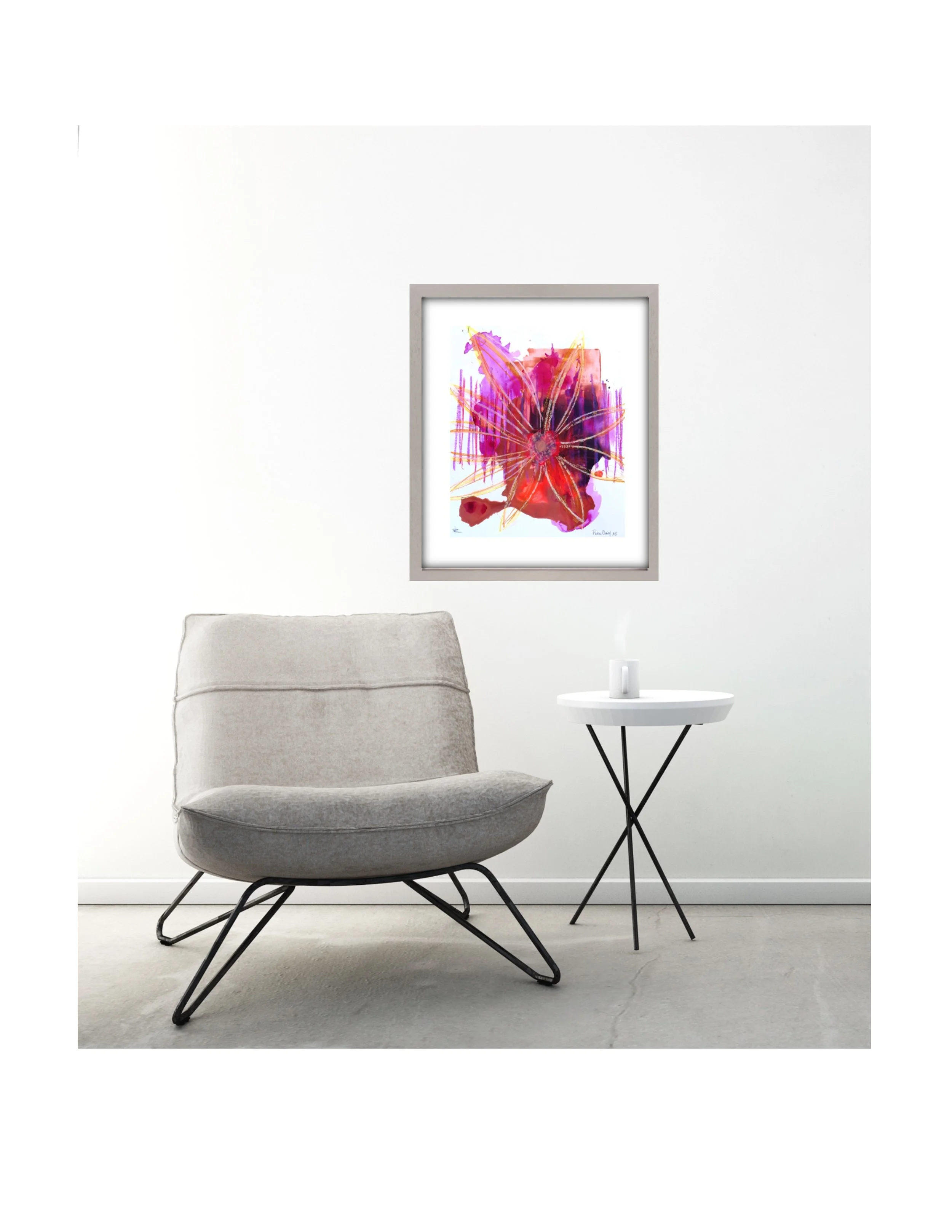 Power Daisy 19 on white wall over Gray Chair ss.jpg