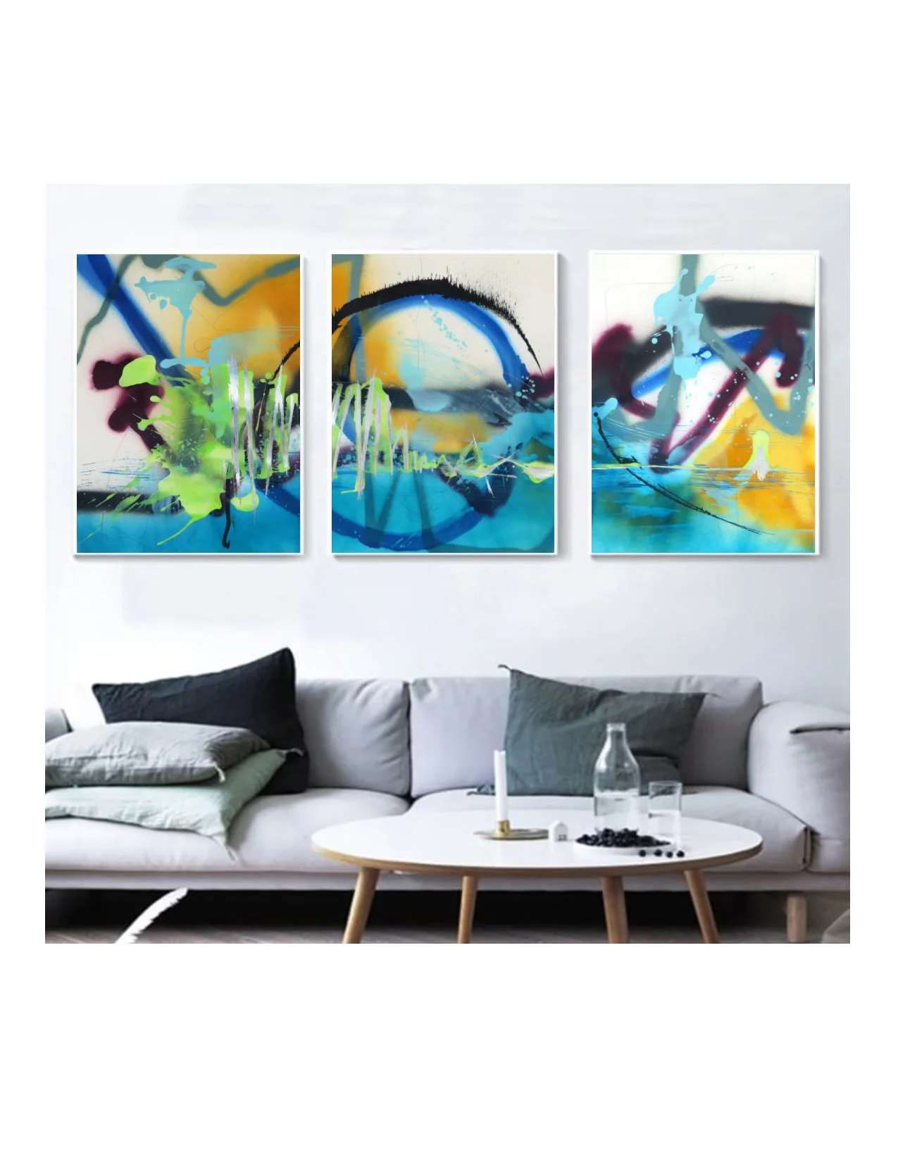 Charged III Triptych