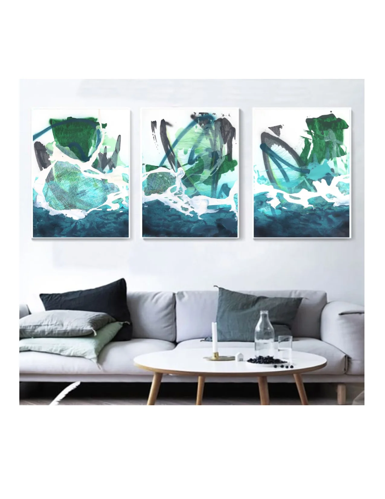 Charged VI Triptych