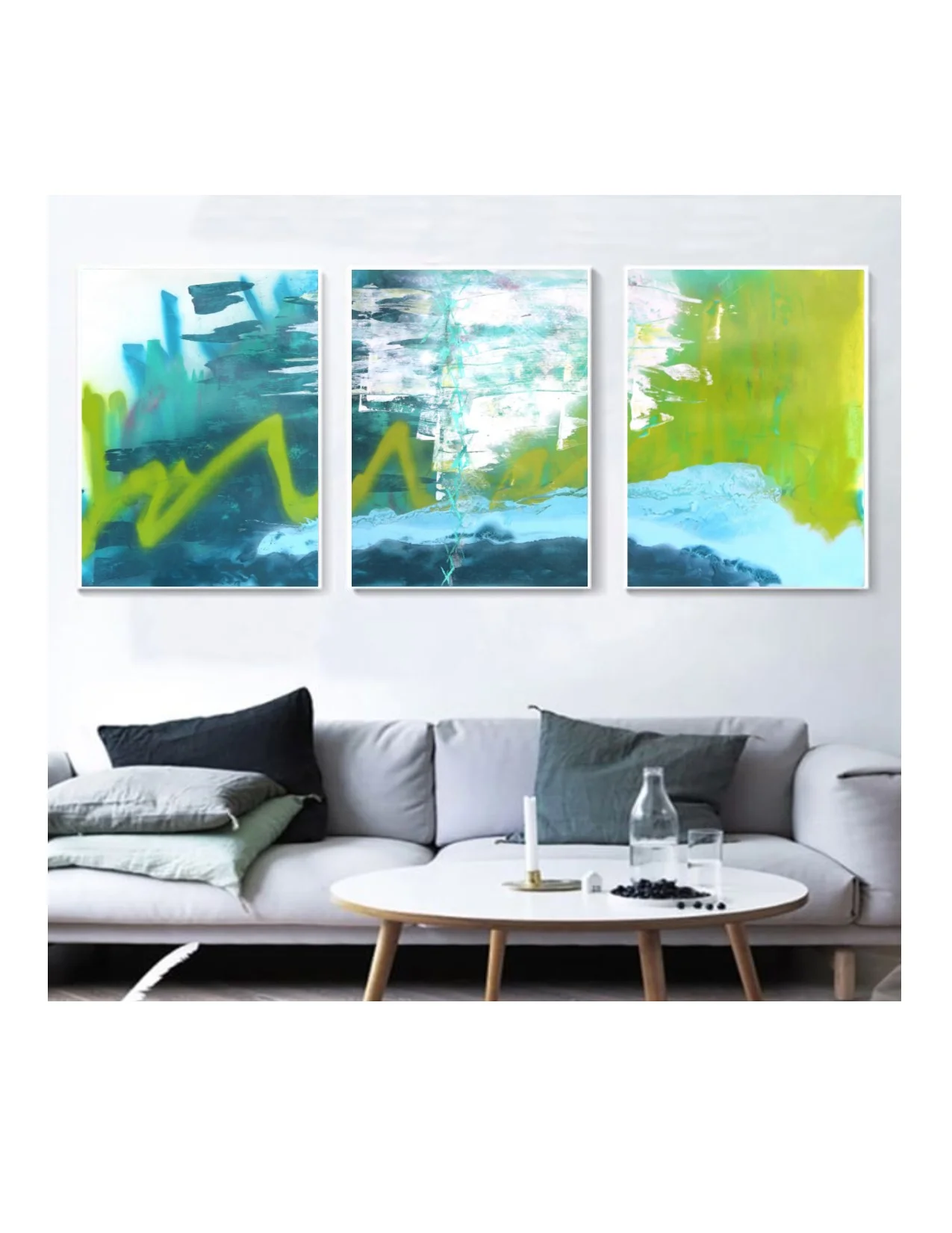 Charged V Triptych